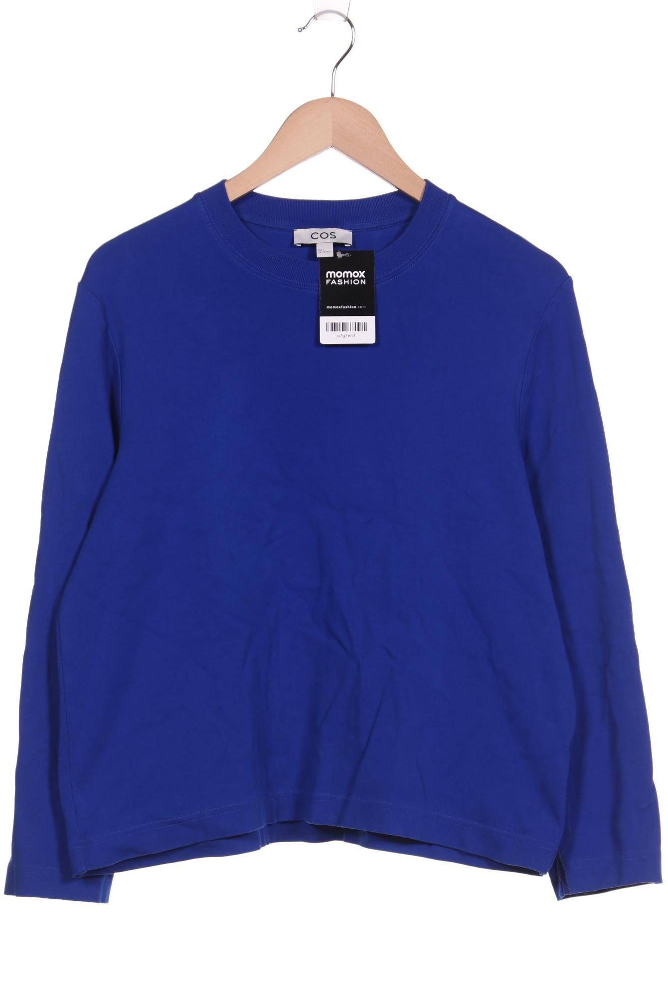 

COS Damen Langarmshirt, blau, Gr. 42