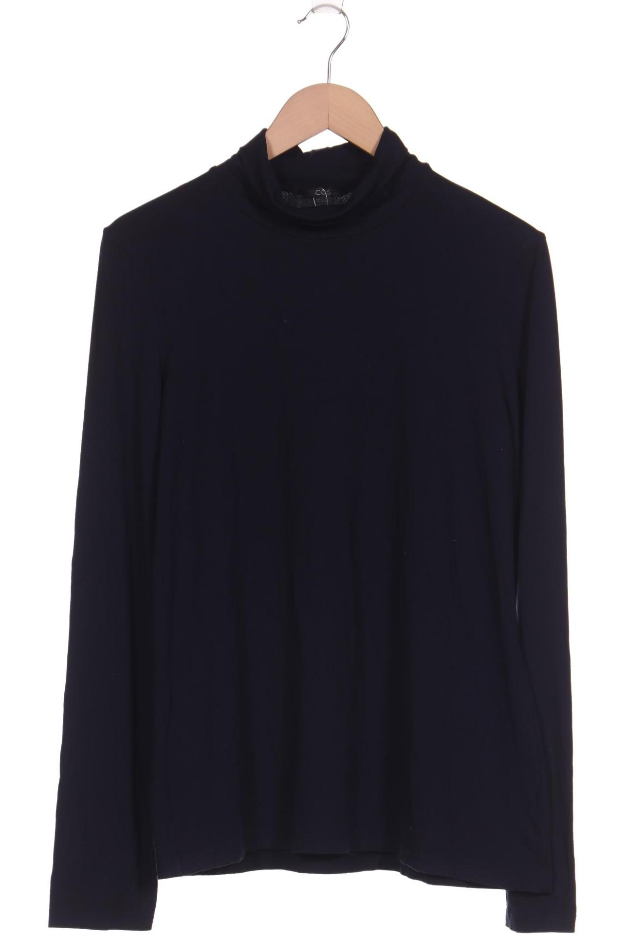 

COS Damen Langarmshirt, marineblau, Gr. 42
