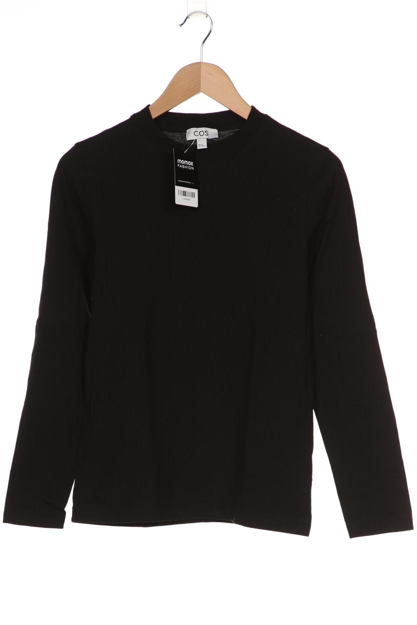 

COS Damen Langarmshirt, schwarz, Gr. 34