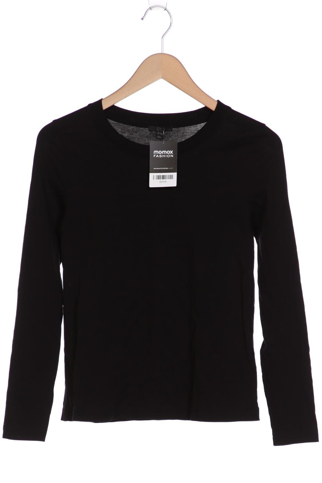 

COS Damen Langarmshirt, schwarz, Gr. 34