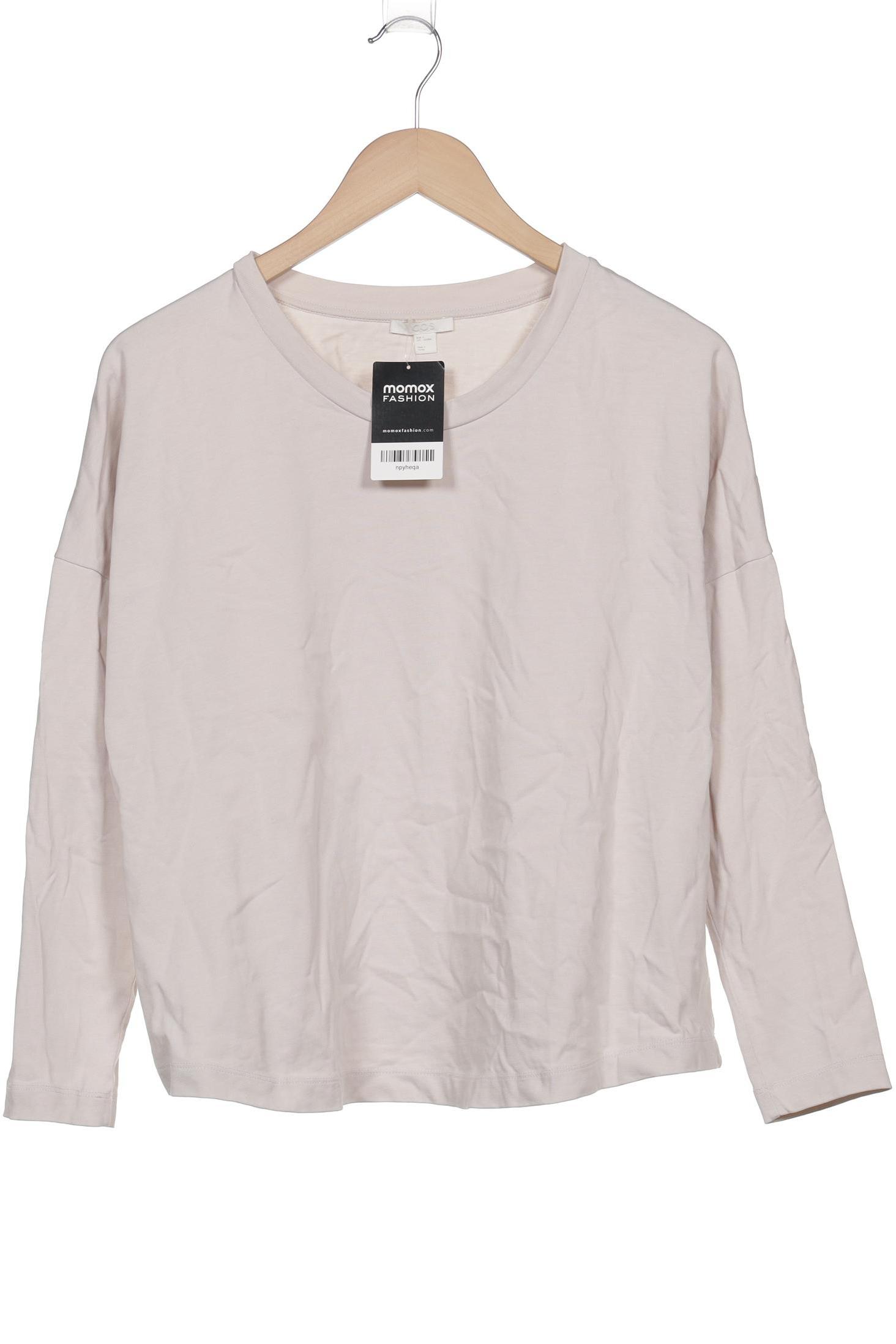 

COS Damen Langarmshirt, beige, Gr. 36