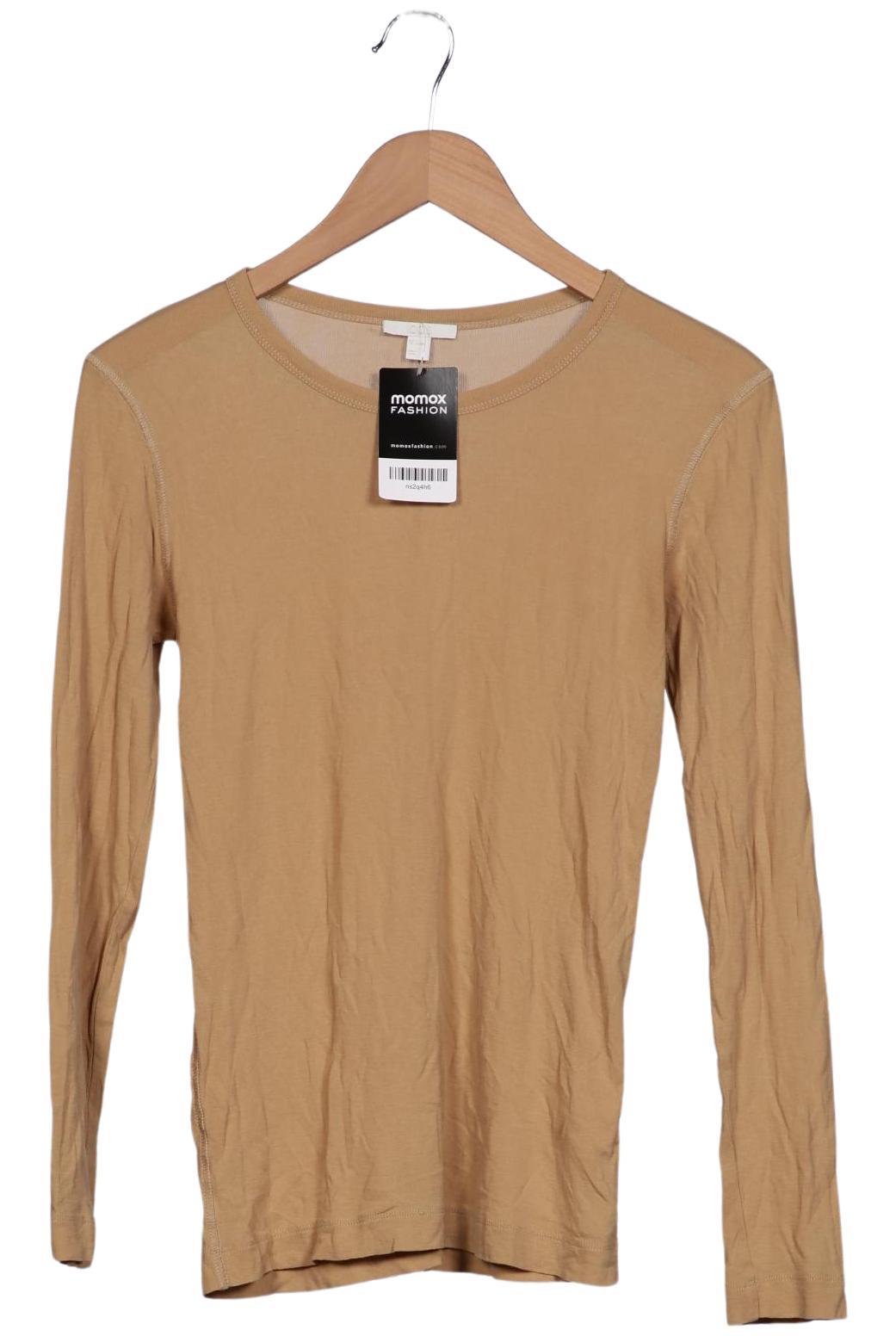

COS Damen Langarmshirt, beige, Gr. 36