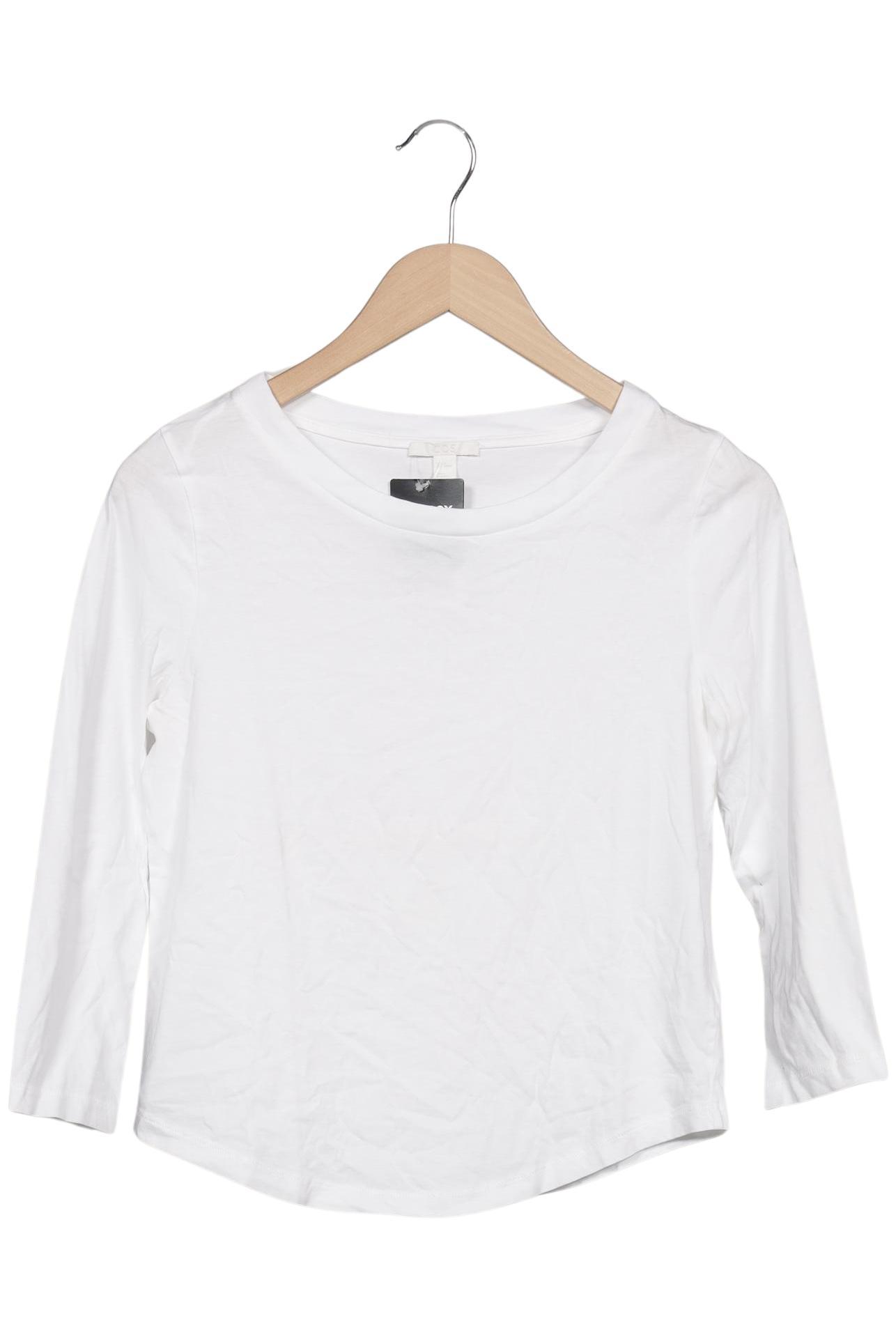 

COS Damen Langarmshirt, weiß, Gr. 34
