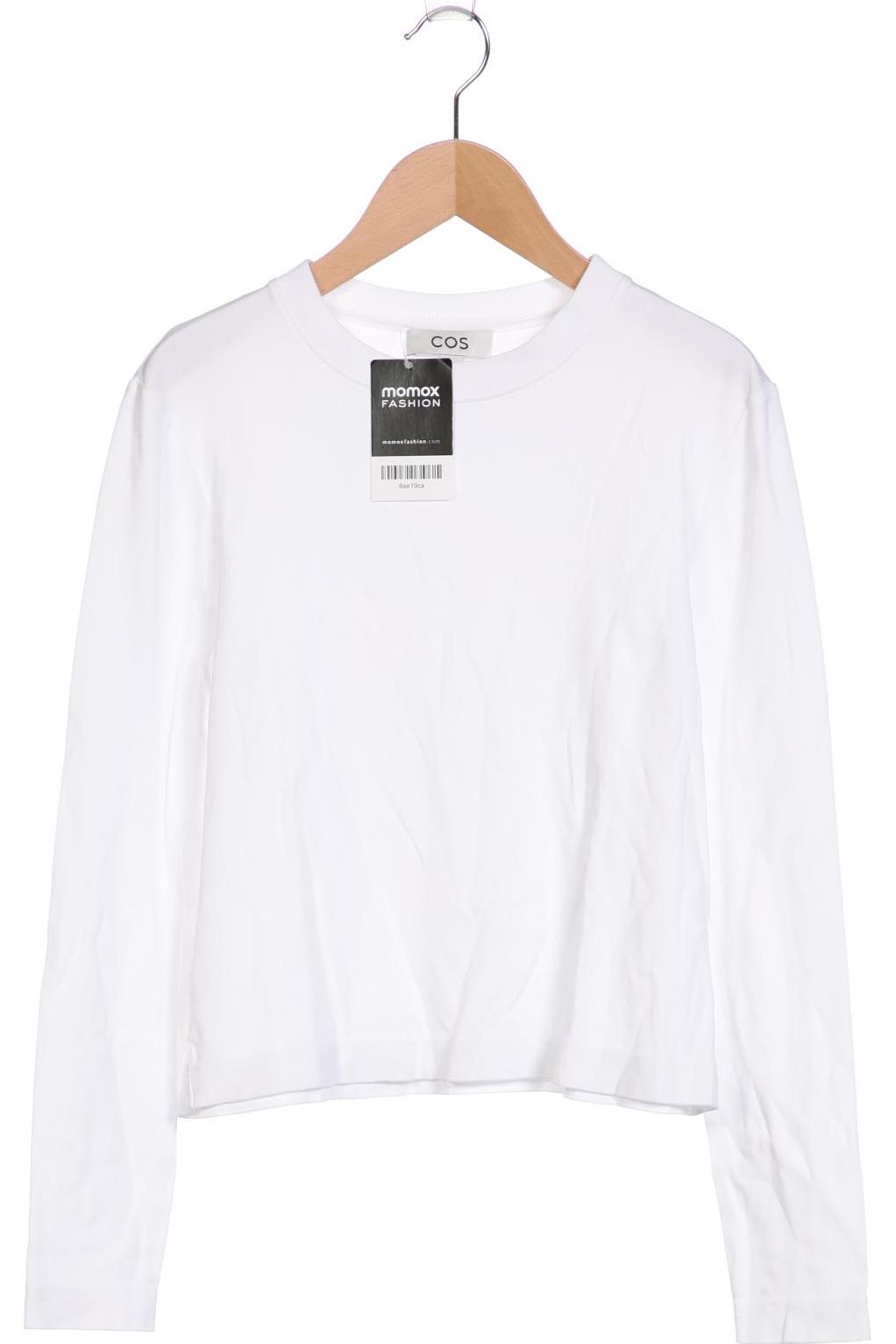 

COS Damen Langarmshirt, weiß, Gr. 34