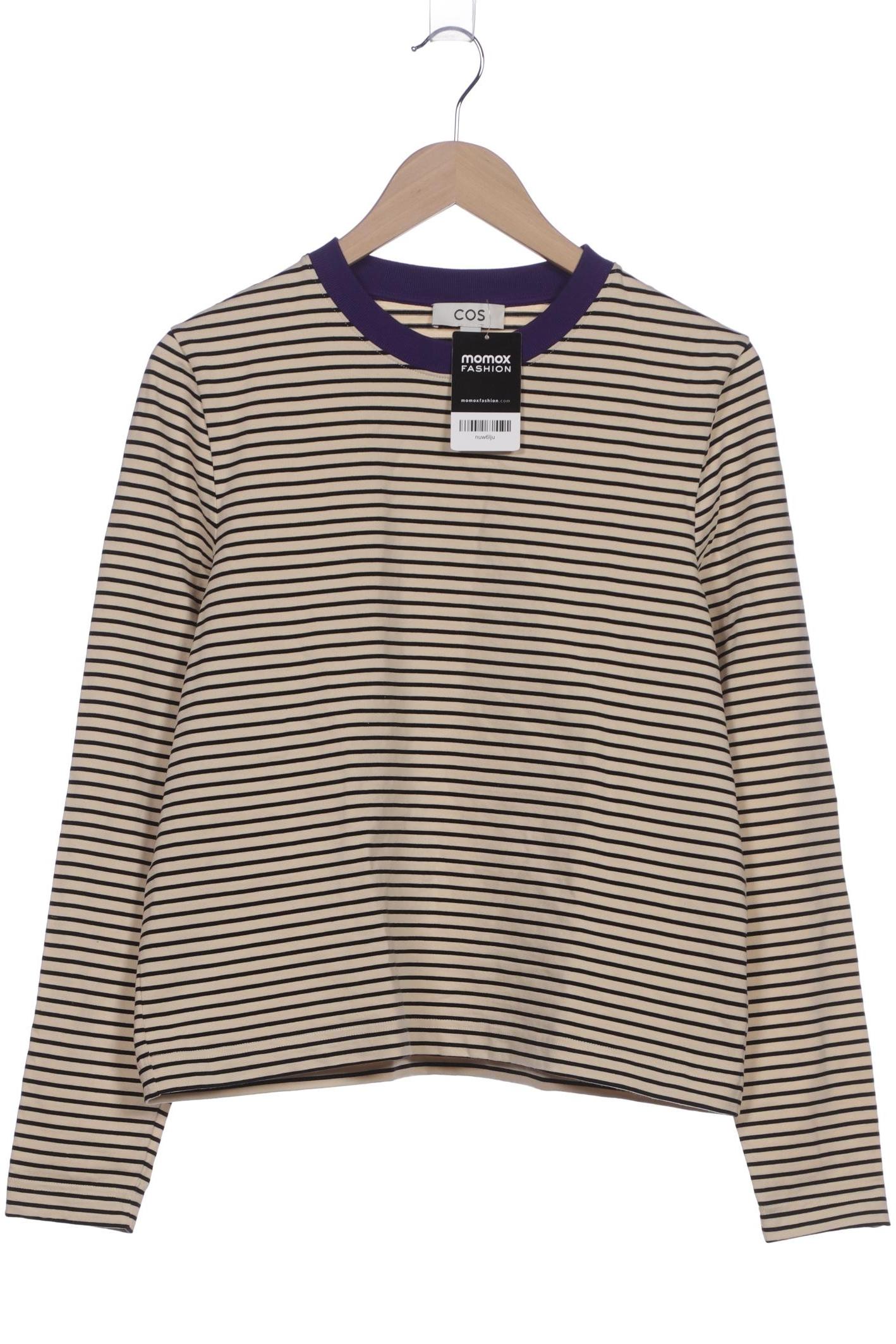 

COS Damen Langarmshirt, beige, Gr. 42