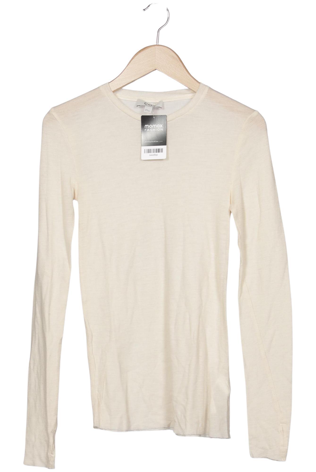 

COS Damen Langarmshirt, cremeweiß, Gr. 38
