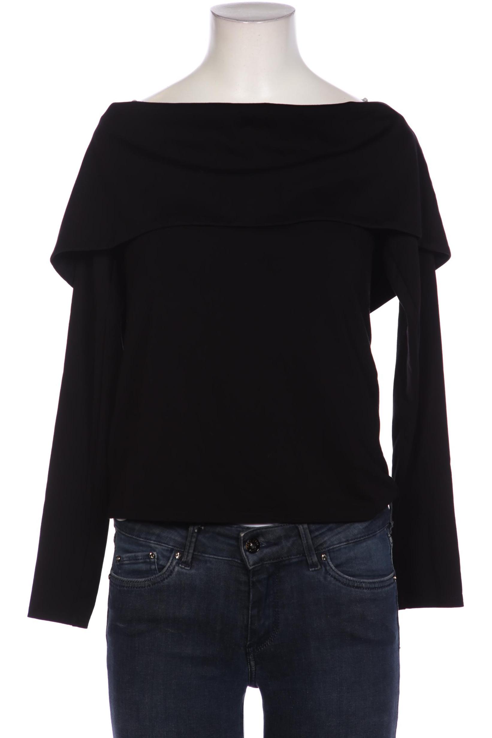 

COS Damen Langarmshirt, schwarz, Gr. 38