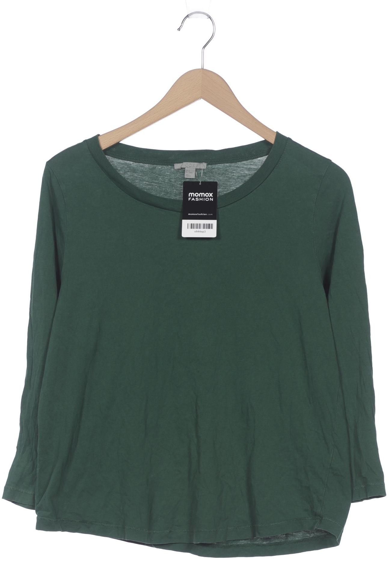 

COS Damen Langarmshirt, grün, Gr. 38