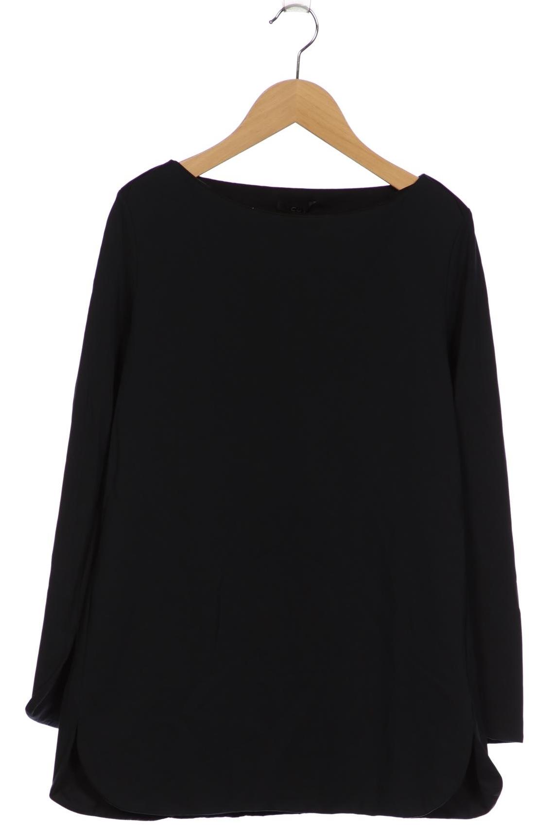 

COS Damen Langarmshirt, marineblau, Gr. 36