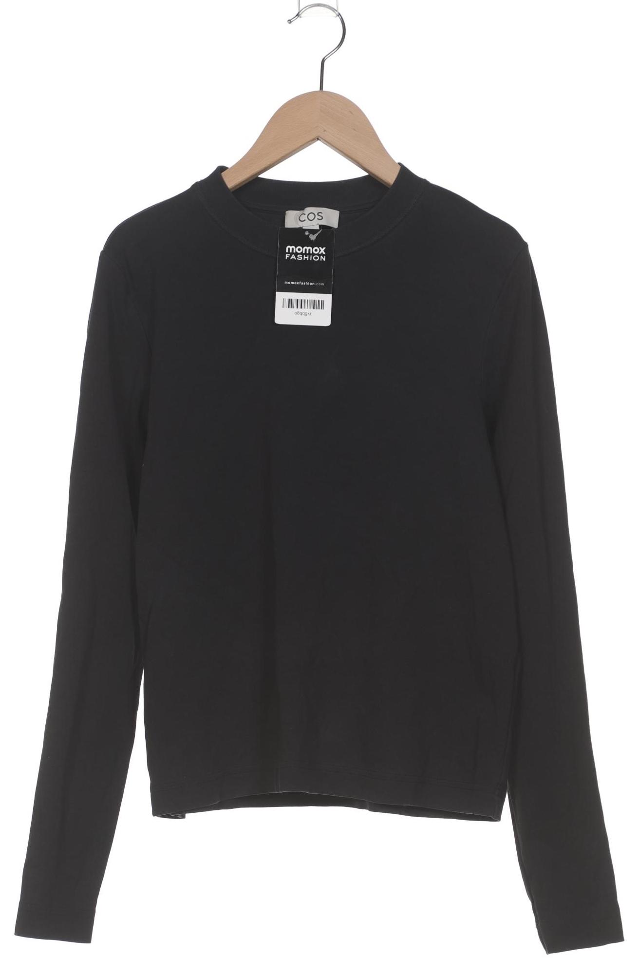 

COS Damen Langarmshirt, schwarz, Gr. 36