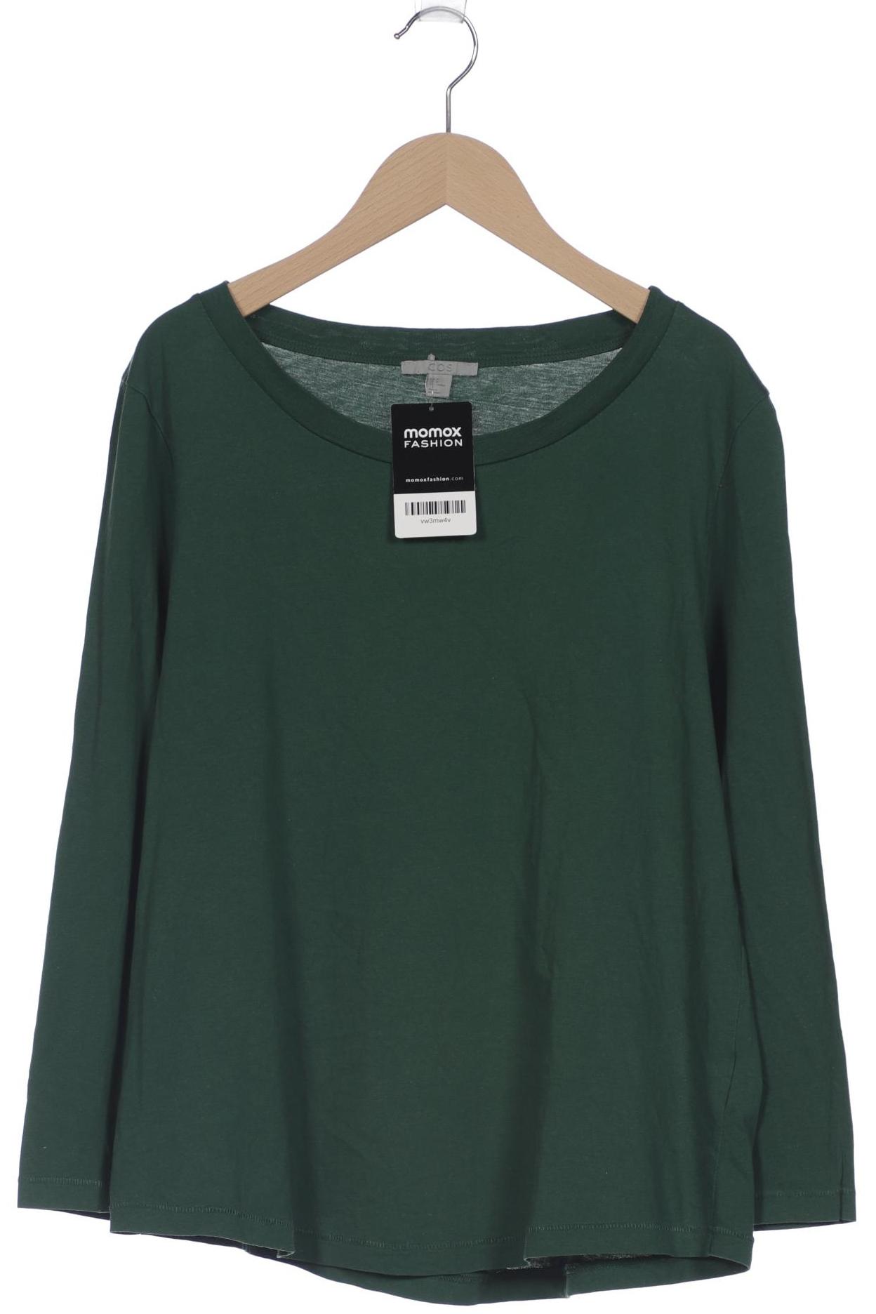 

COS Damen Langarmshirt, grün, Gr. 38