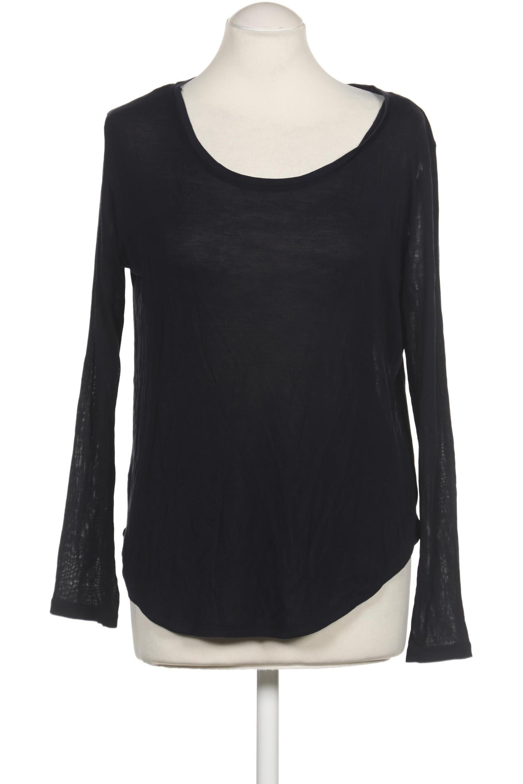 

COS Damen Langarmshirt, marineblau, Gr. 38