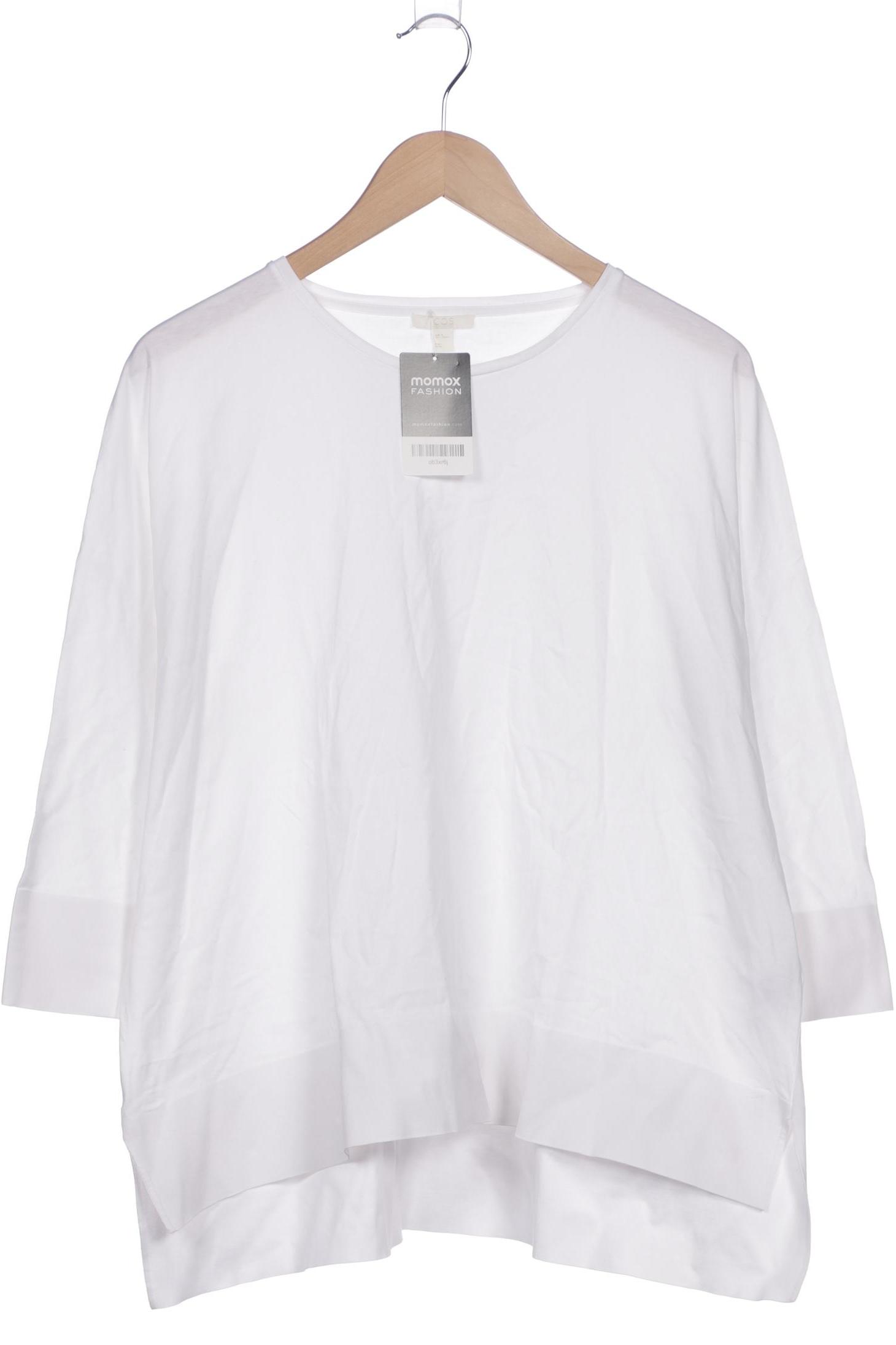 

COS Damen Langarmshirt, weiß, Gr. 38