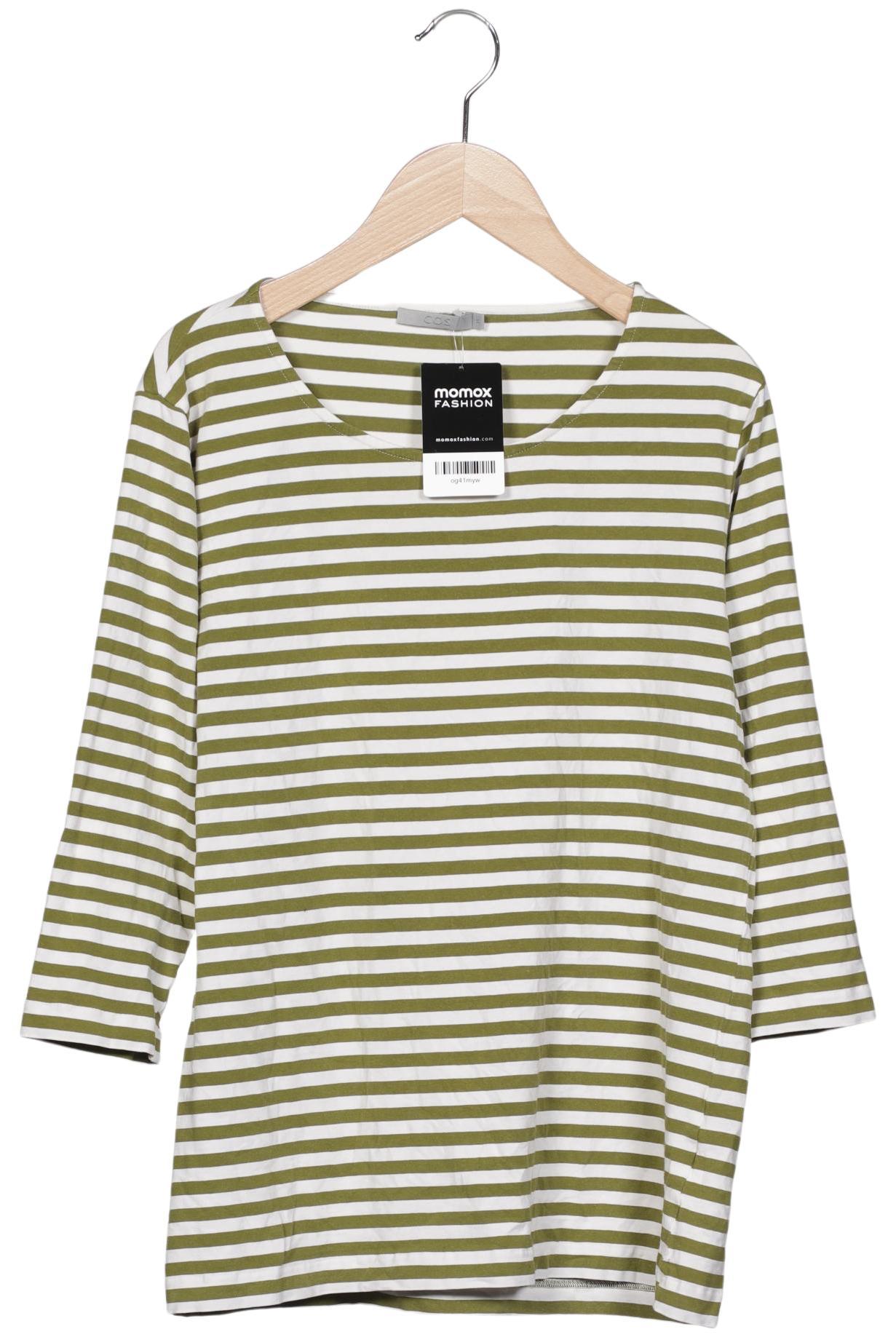 

COS Damen Langarmshirt, grün, Gr. 38