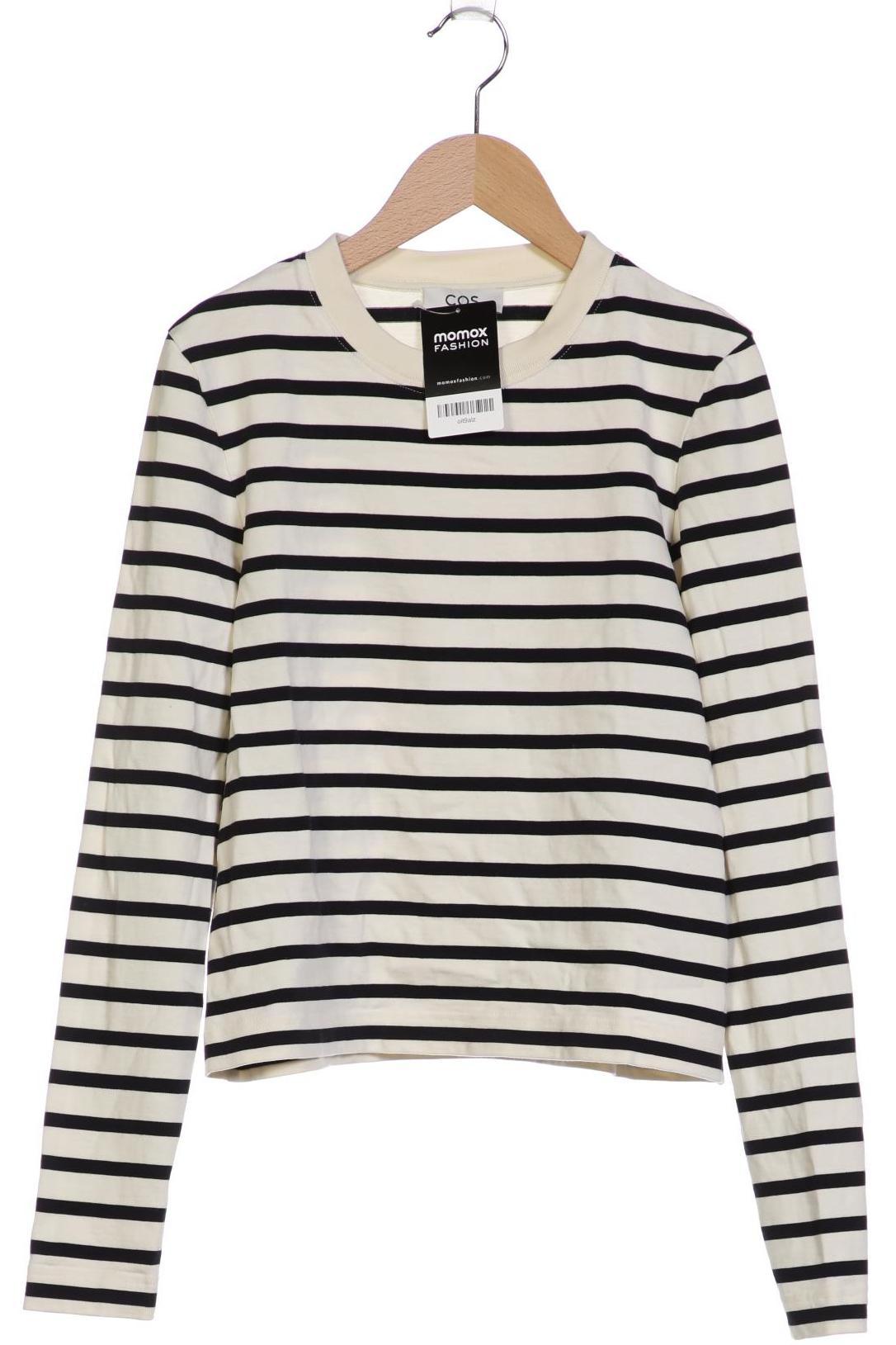 

COS Damen Langarmshirt, weiß, Gr. 36