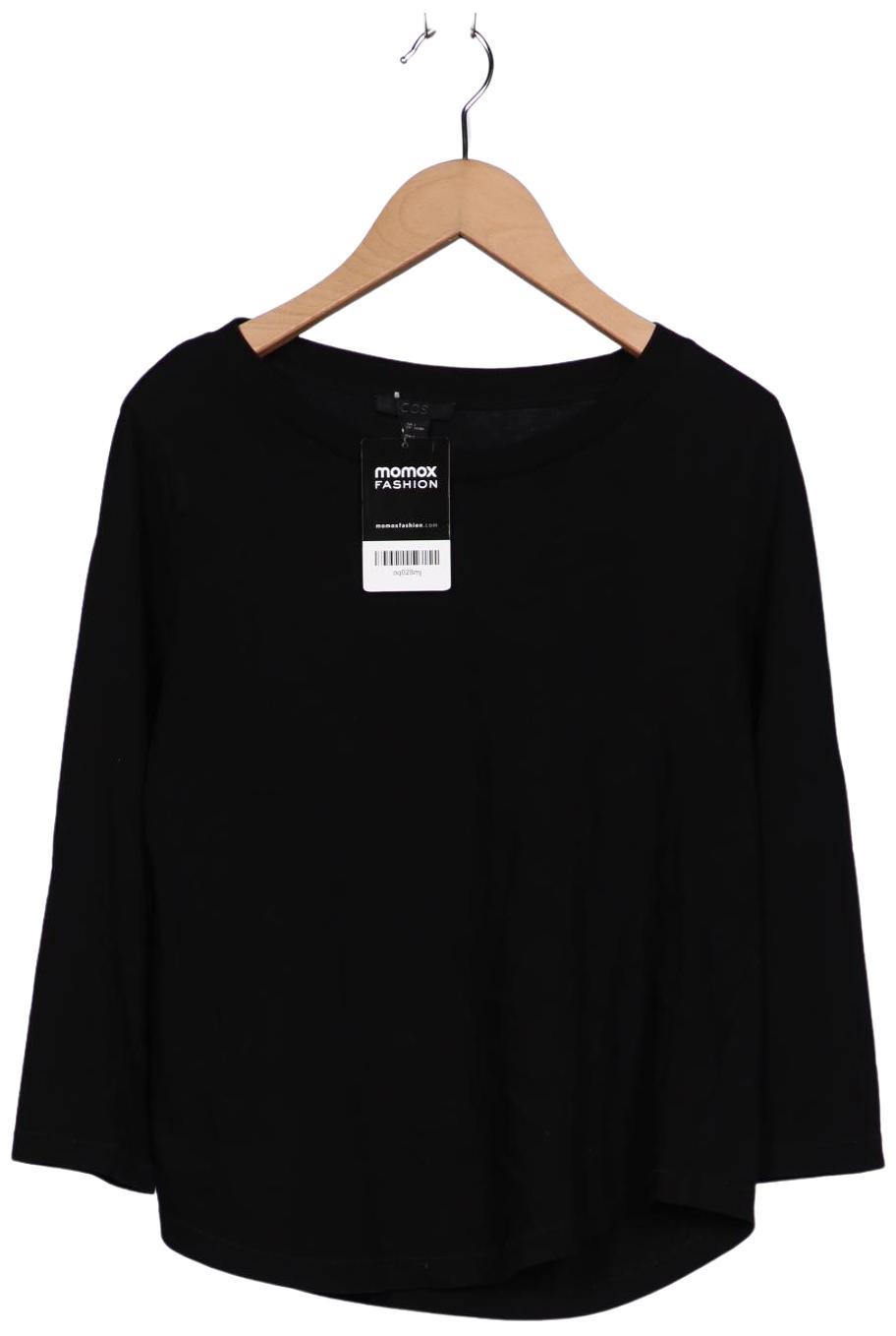 

COS Damen Langarmshirt, schwarz, Gr. 36
