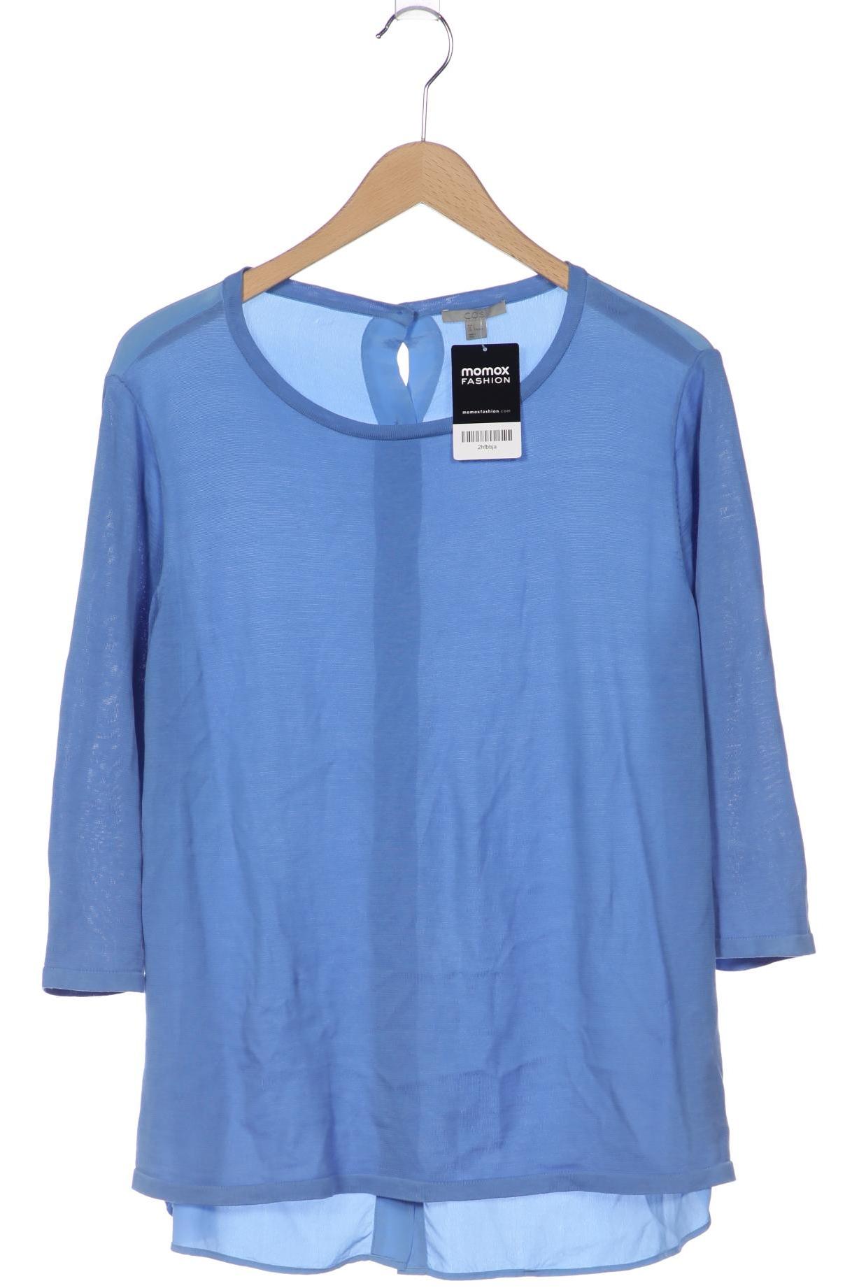 

COS Damen Langarmshirt, blau, Gr. 42