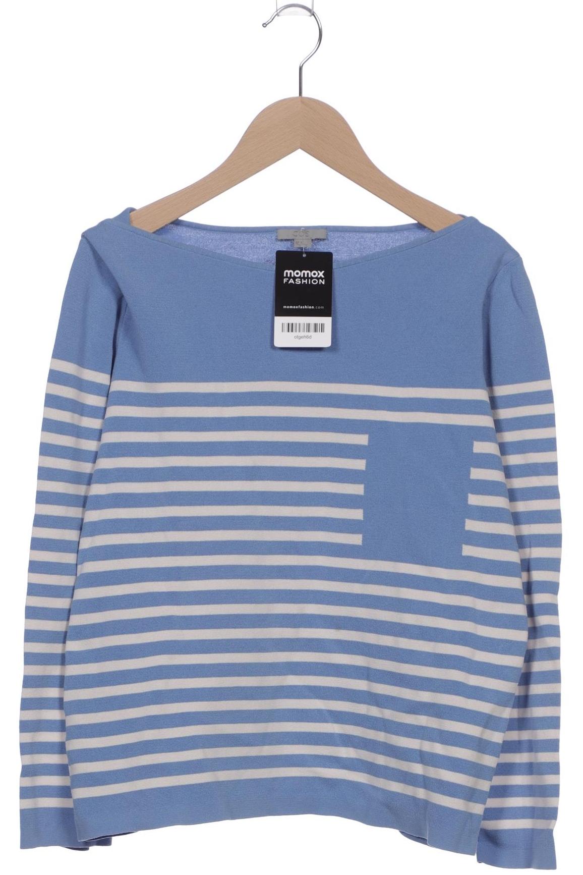 

COS Damen Langarmshirt, blau, Gr. 38