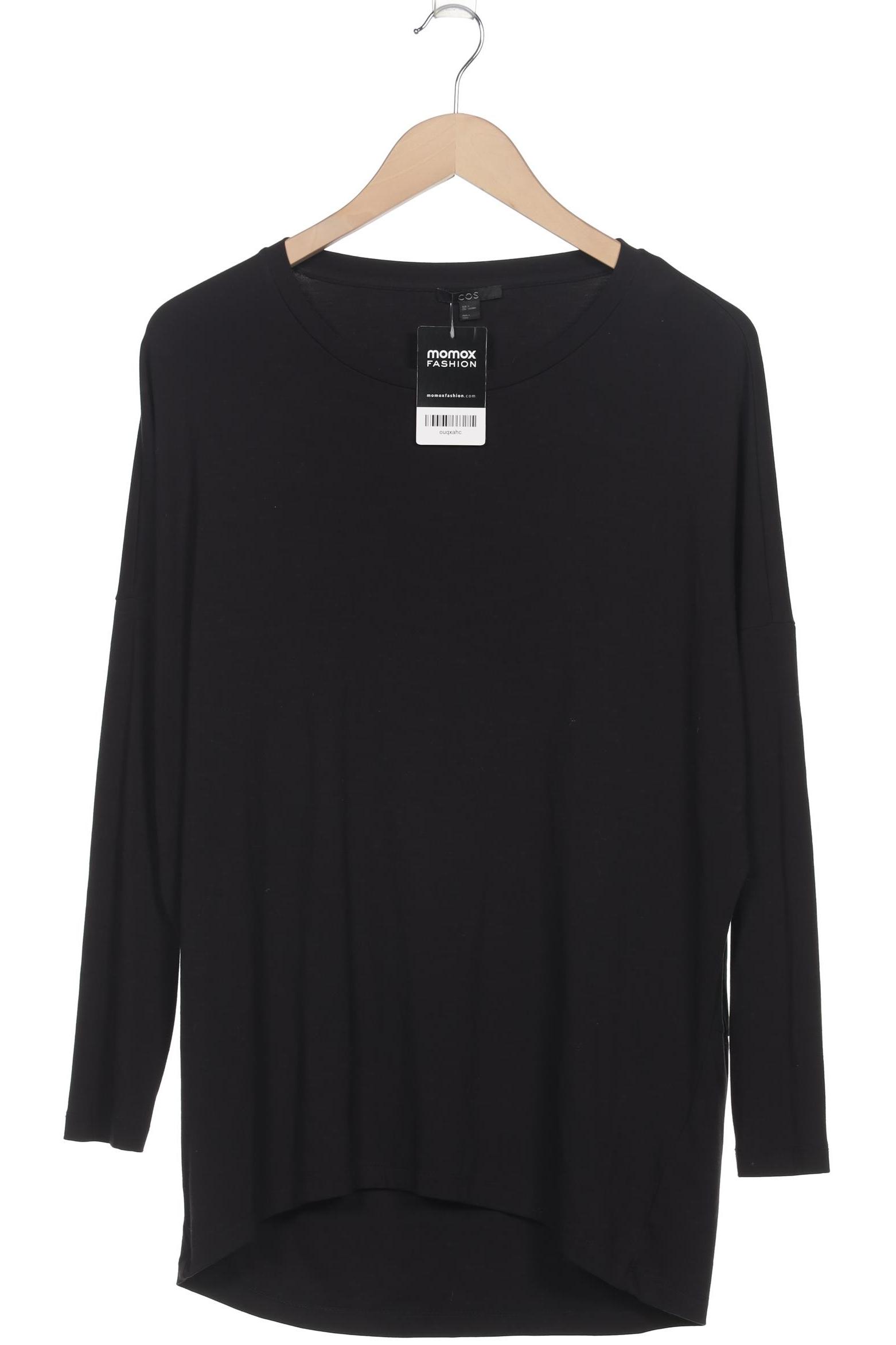 

COS Damen Langarmshirt, schwarz, Gr. 36