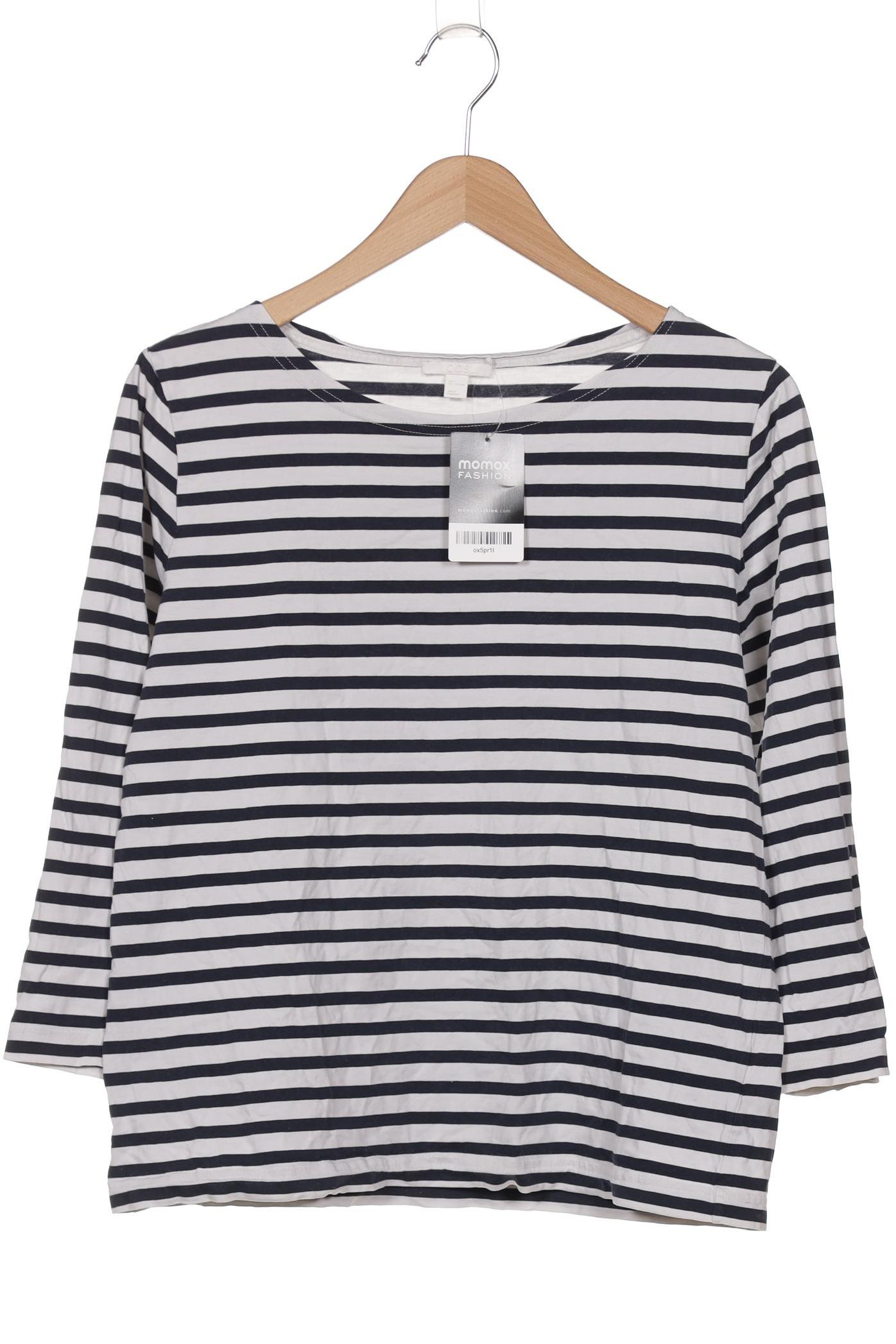 

COS Damen Langarmshirt, marineblau, Gr. 42