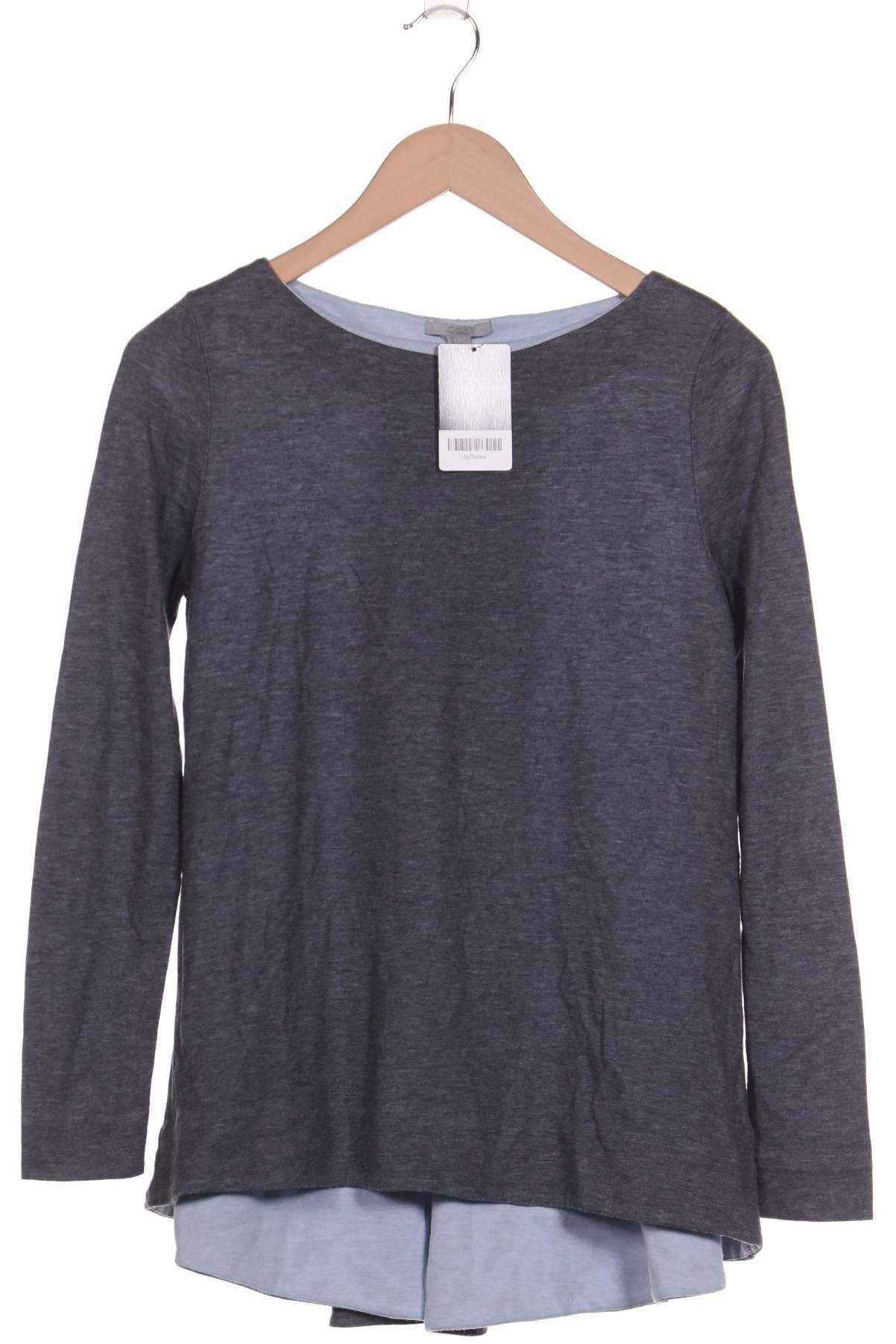 

COS Damen Langarmshirt, grau, Gr. 36