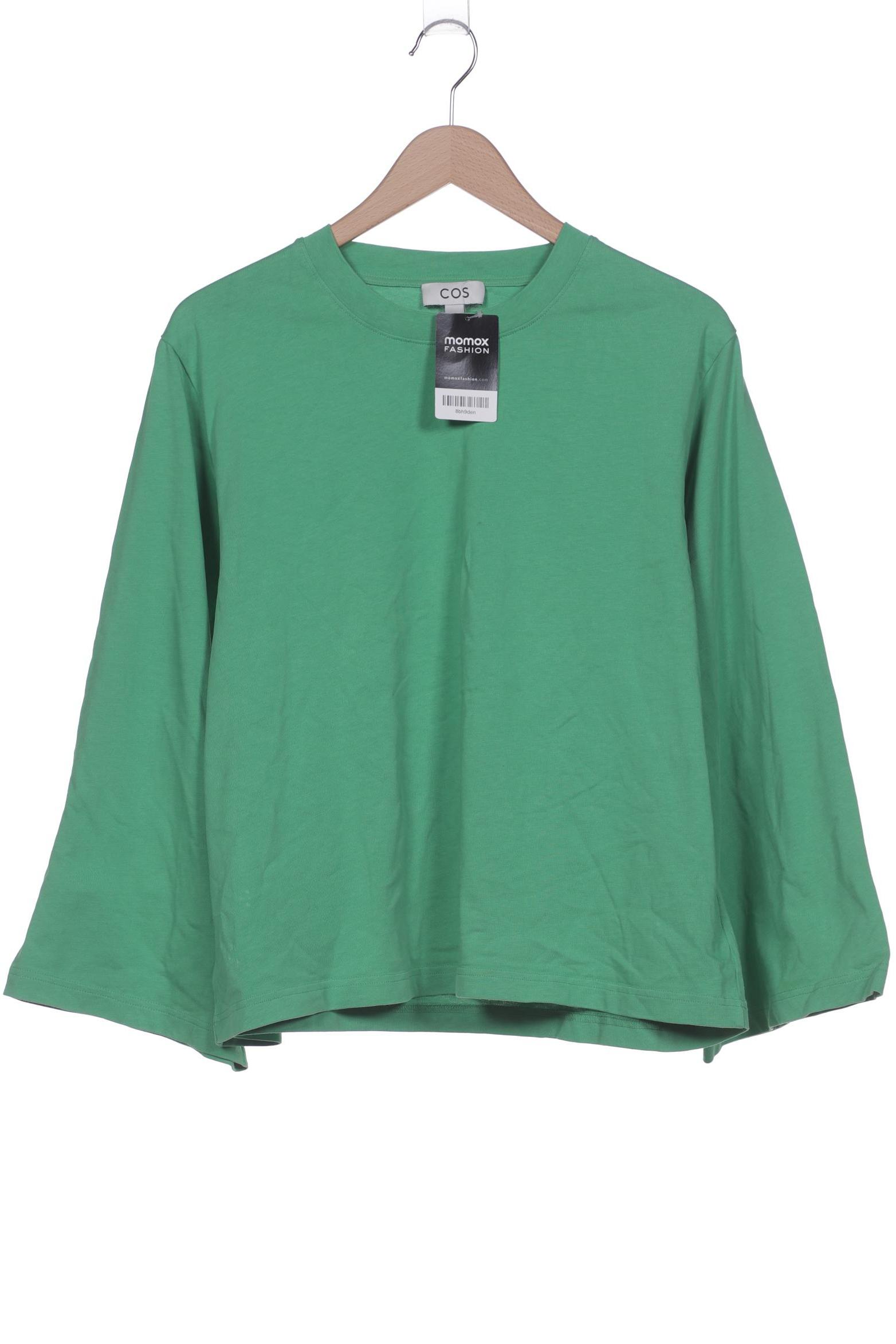 

COS Damen Langarmshirt, grün, Gr. 42