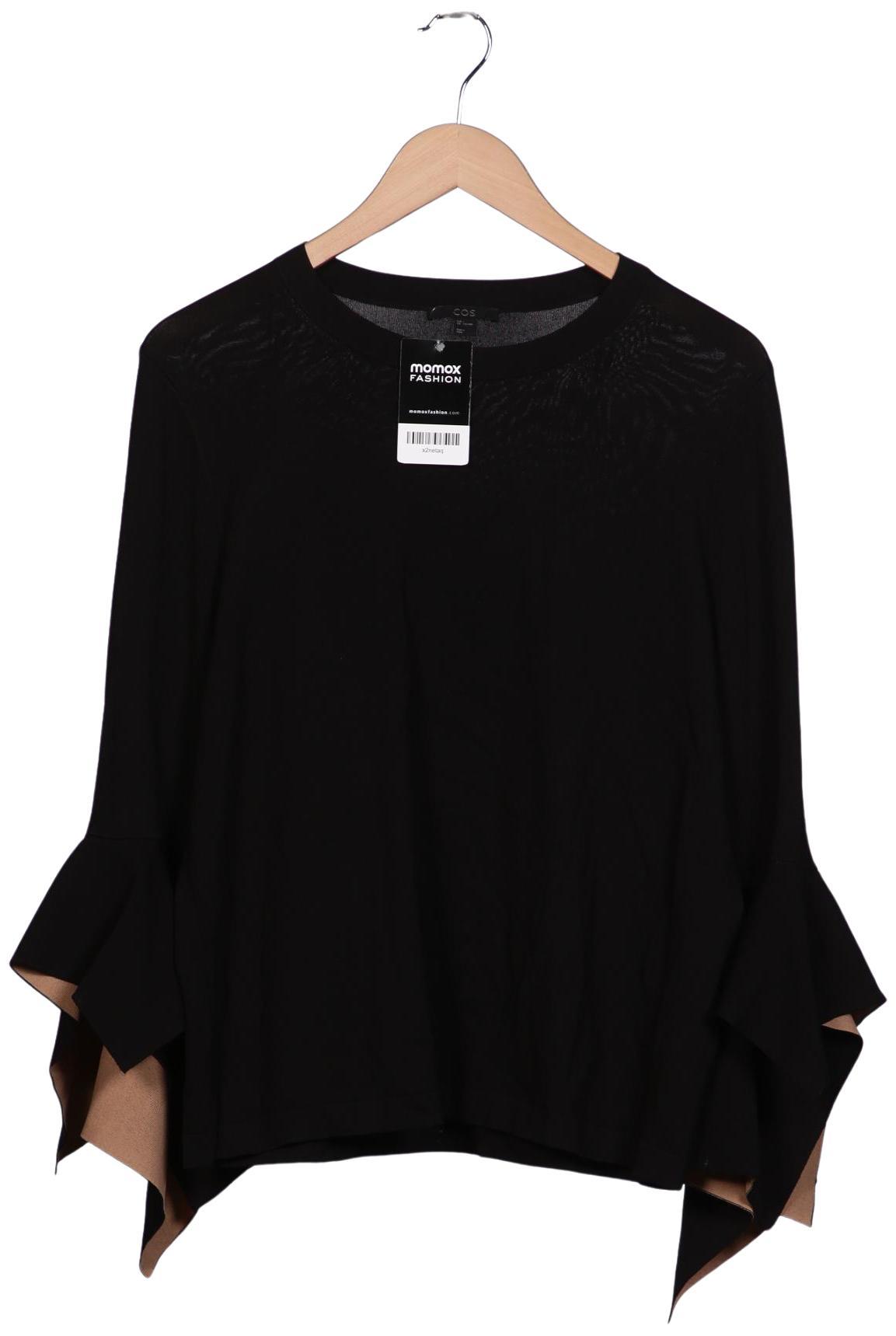 

COS Damen Langarmshirt, schwarz, Gr. 42