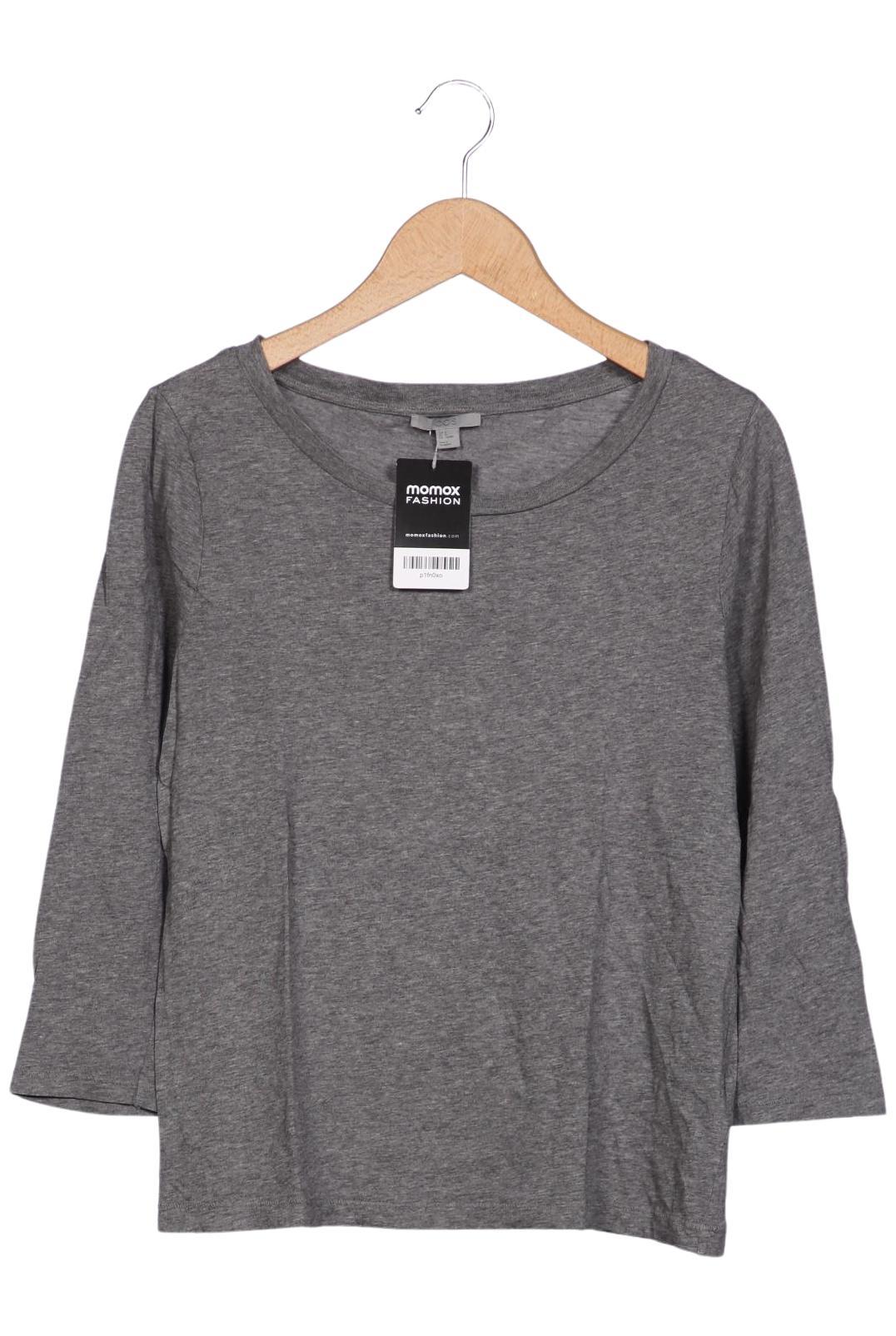

COS Damen Langarmshirt, grau, Gr. 36