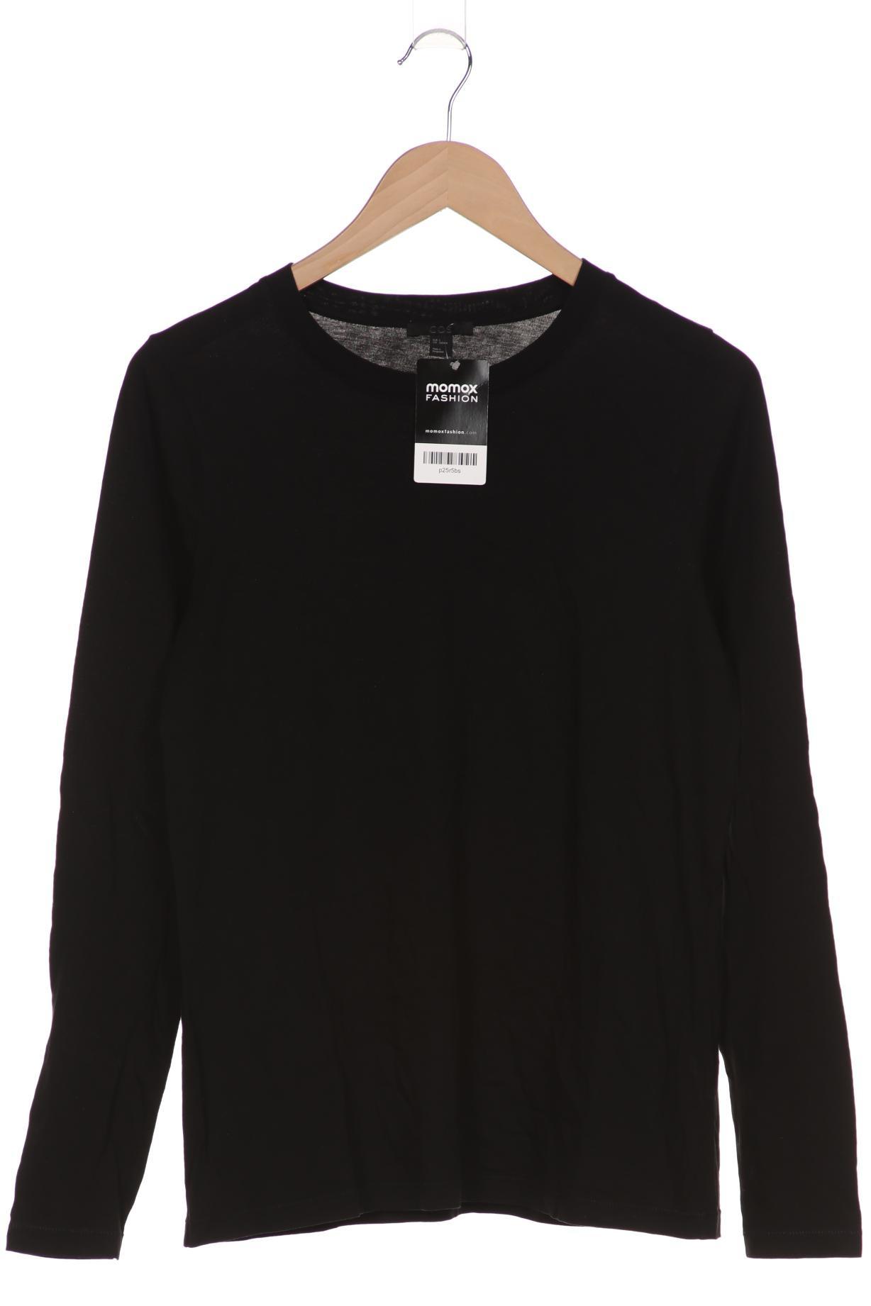 

COS Damen Langarmshirt, schwarz, Gr. 36