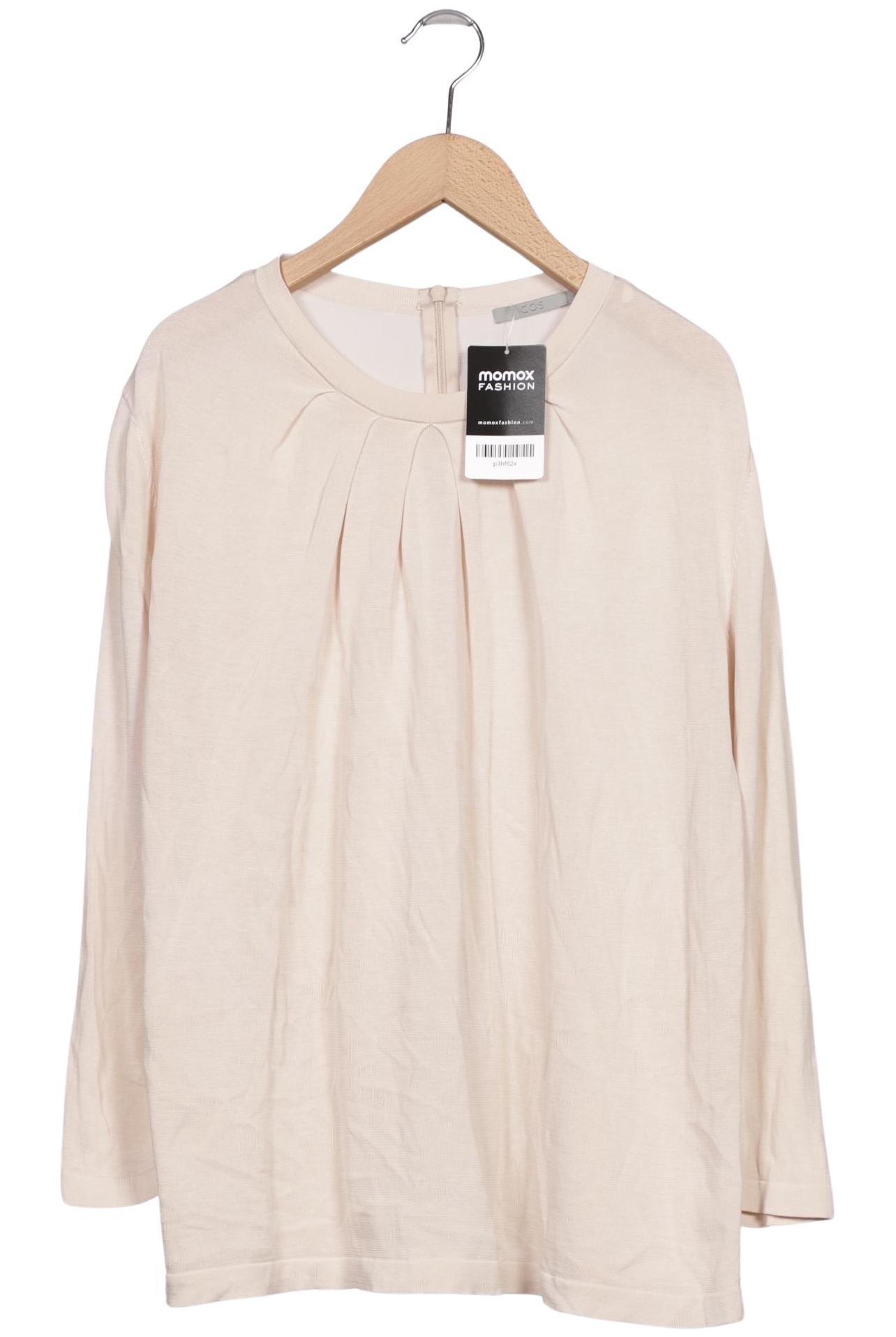 

COS Damen Langarmshirt, beige, Gr. 36