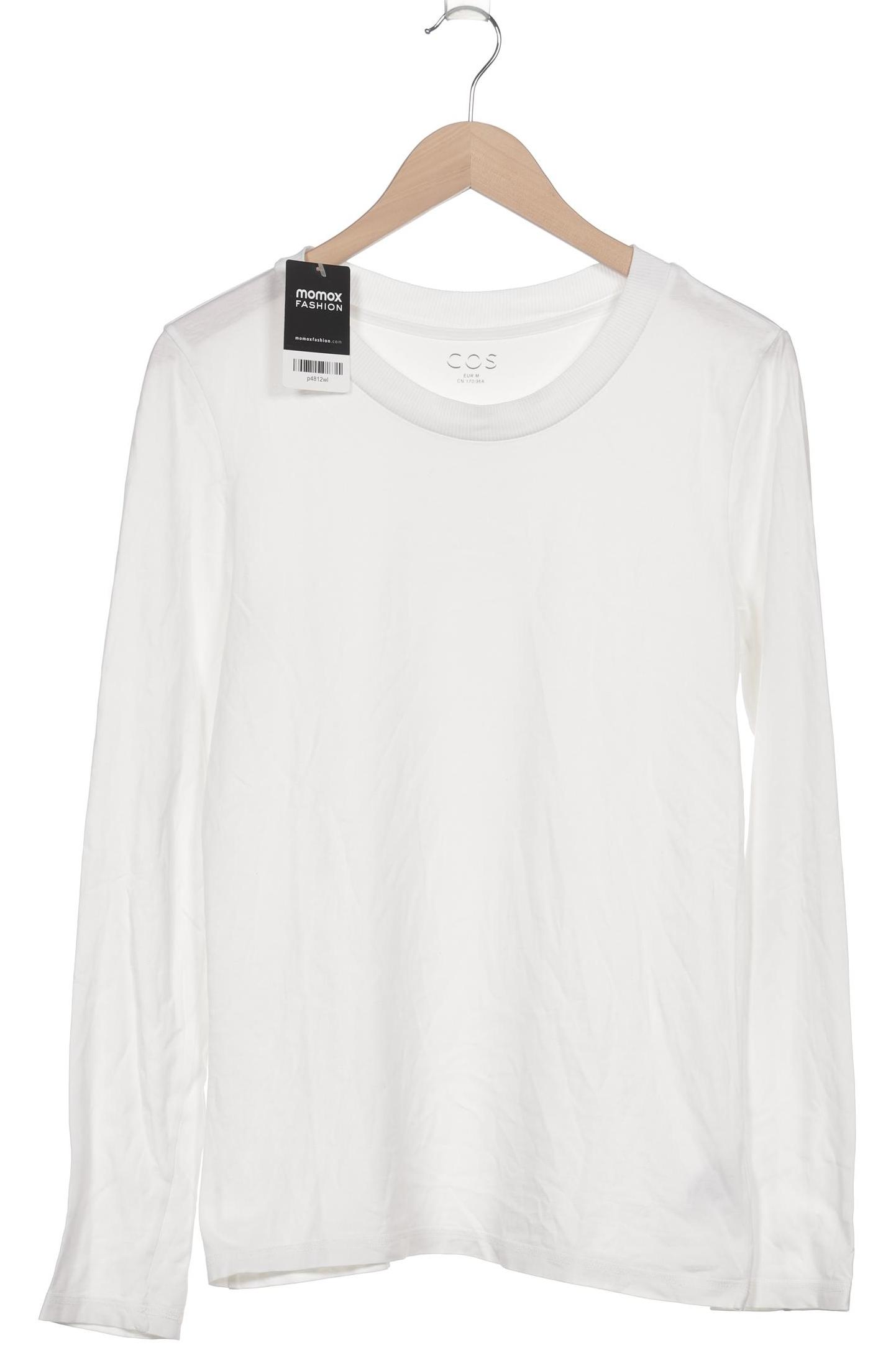 

COS Damen Langarmshirt, weiß, Gr. 38