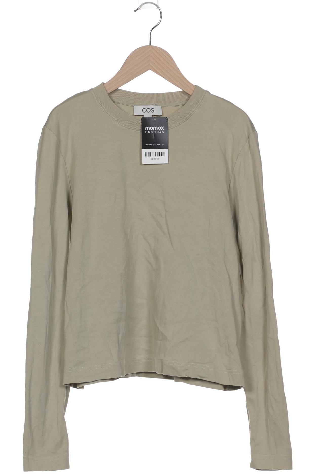 

COS Damen Langarmshirt, grün, Gr. 38