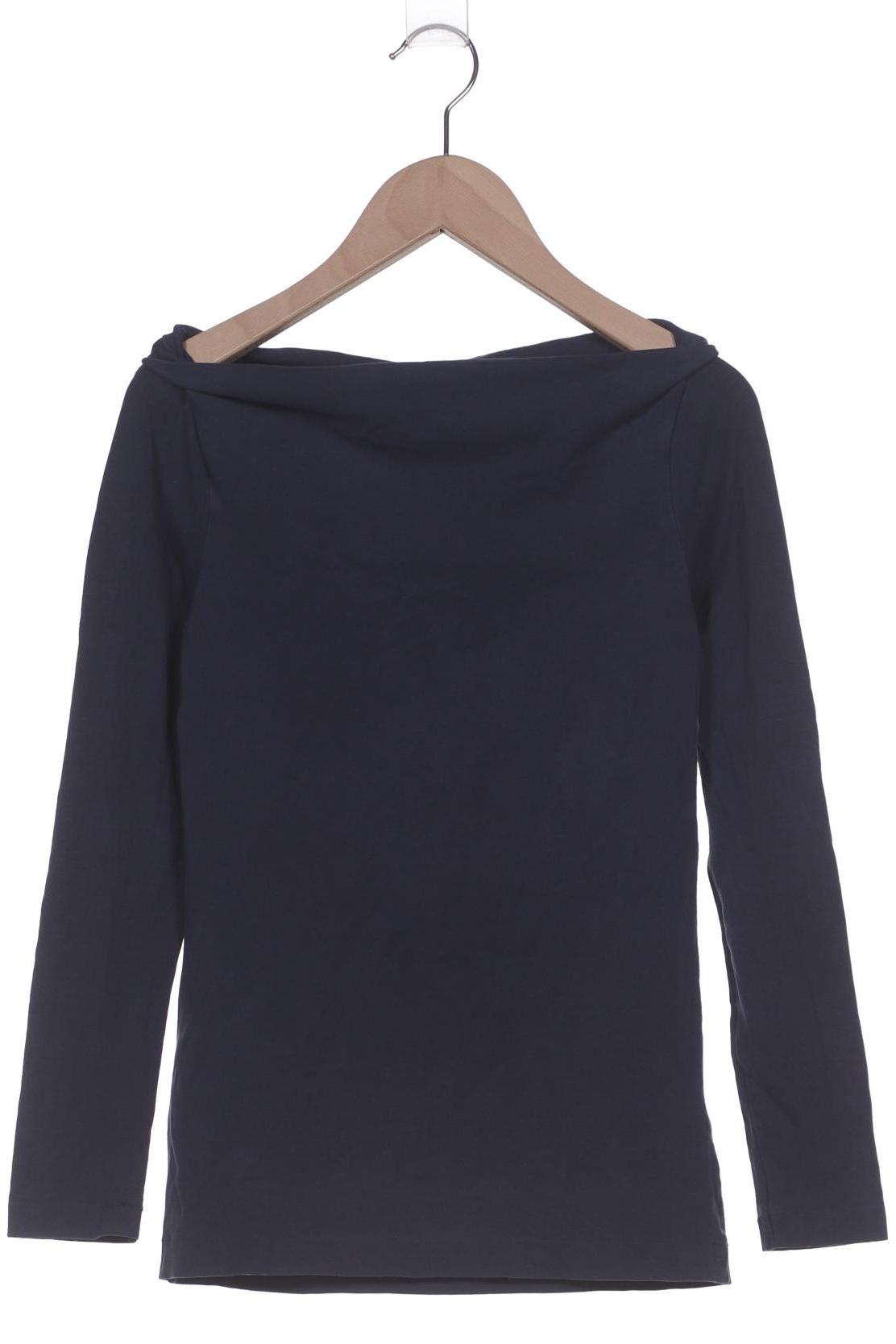 

COS Damen Langarmshirt, marineblau, Gr. 34