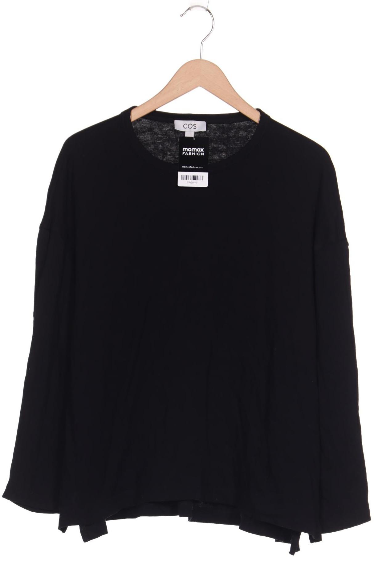 

COS Damen Langarmshirt, schwarz, Gr. 36