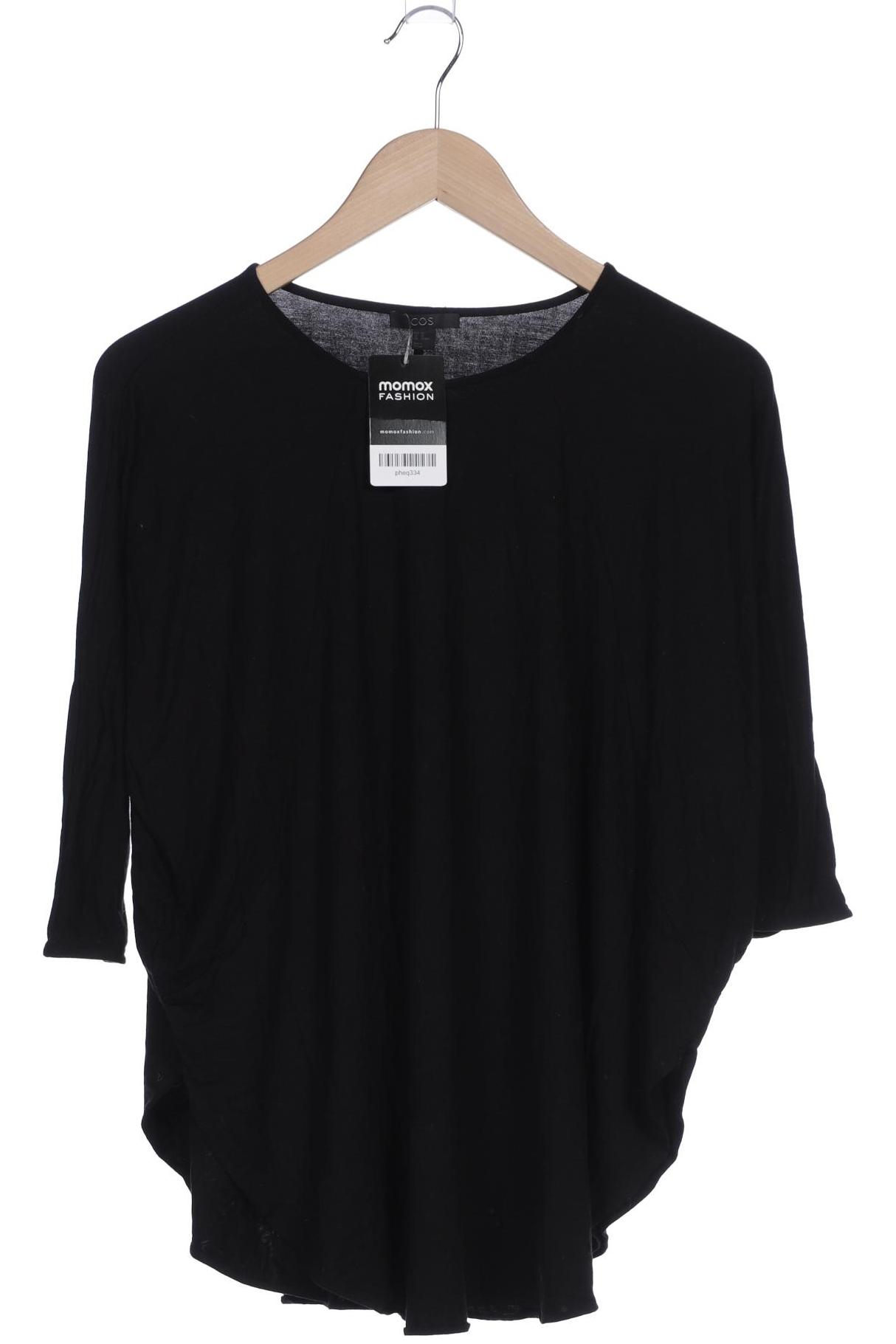 

COS Damen Langarmshirt, schwarz, Gr. 34