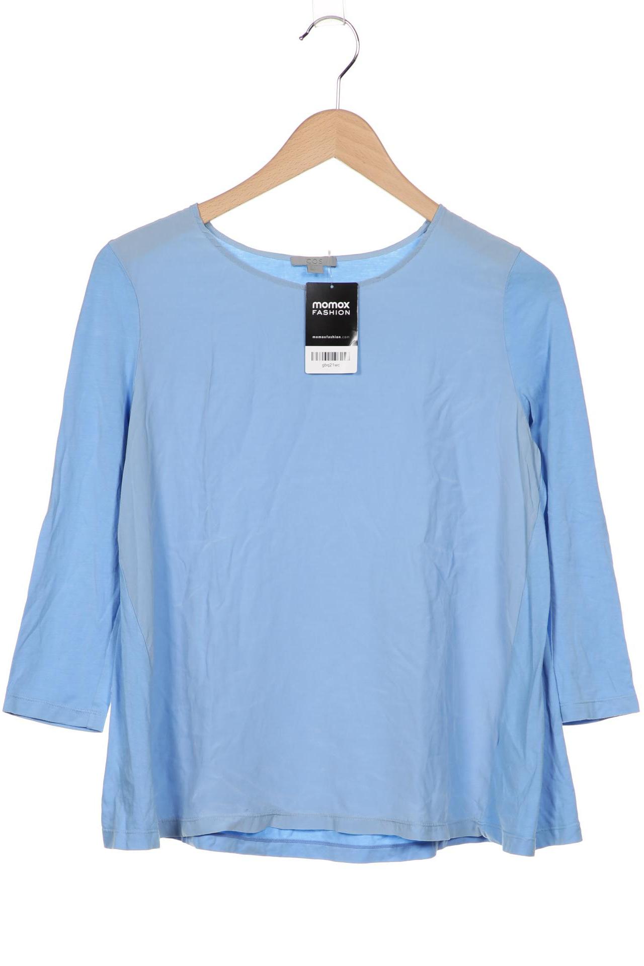 

COS Damen Langarmshirt, hellblau, Gr. 36