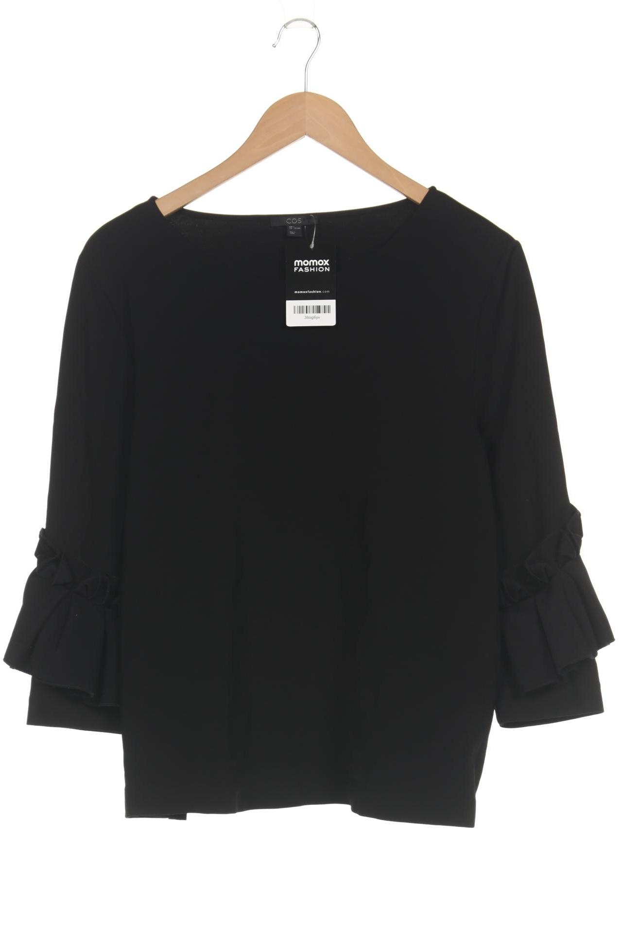 

COS Damen Langarmshirt, schwarz, Gr. 42