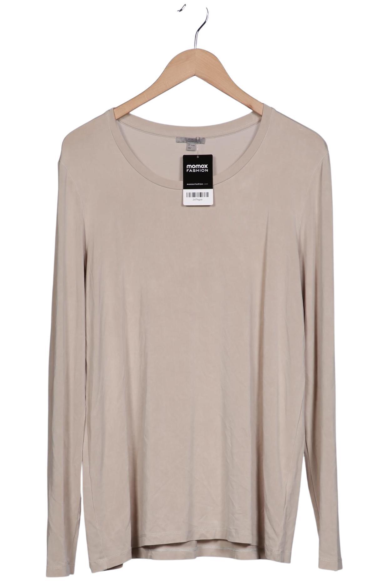 

COS Damen Langarmshirt, beige, Gr. 42