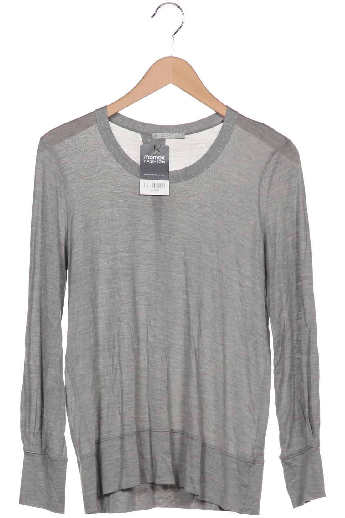 

COS Damen Langarmshirt, grau, Gr. 38
