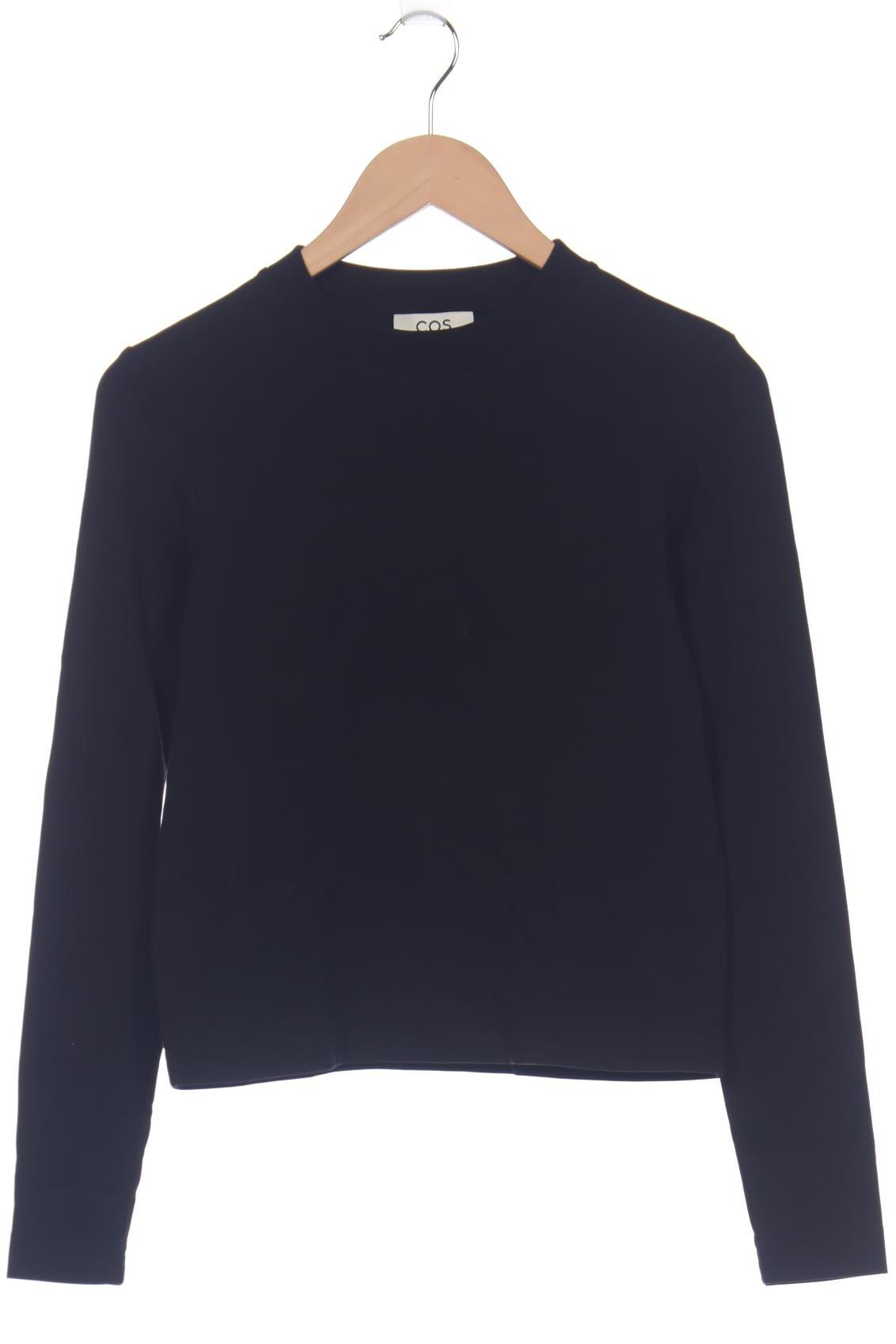 

COS Damen Langarmshirt, schwarz, Gr. 34