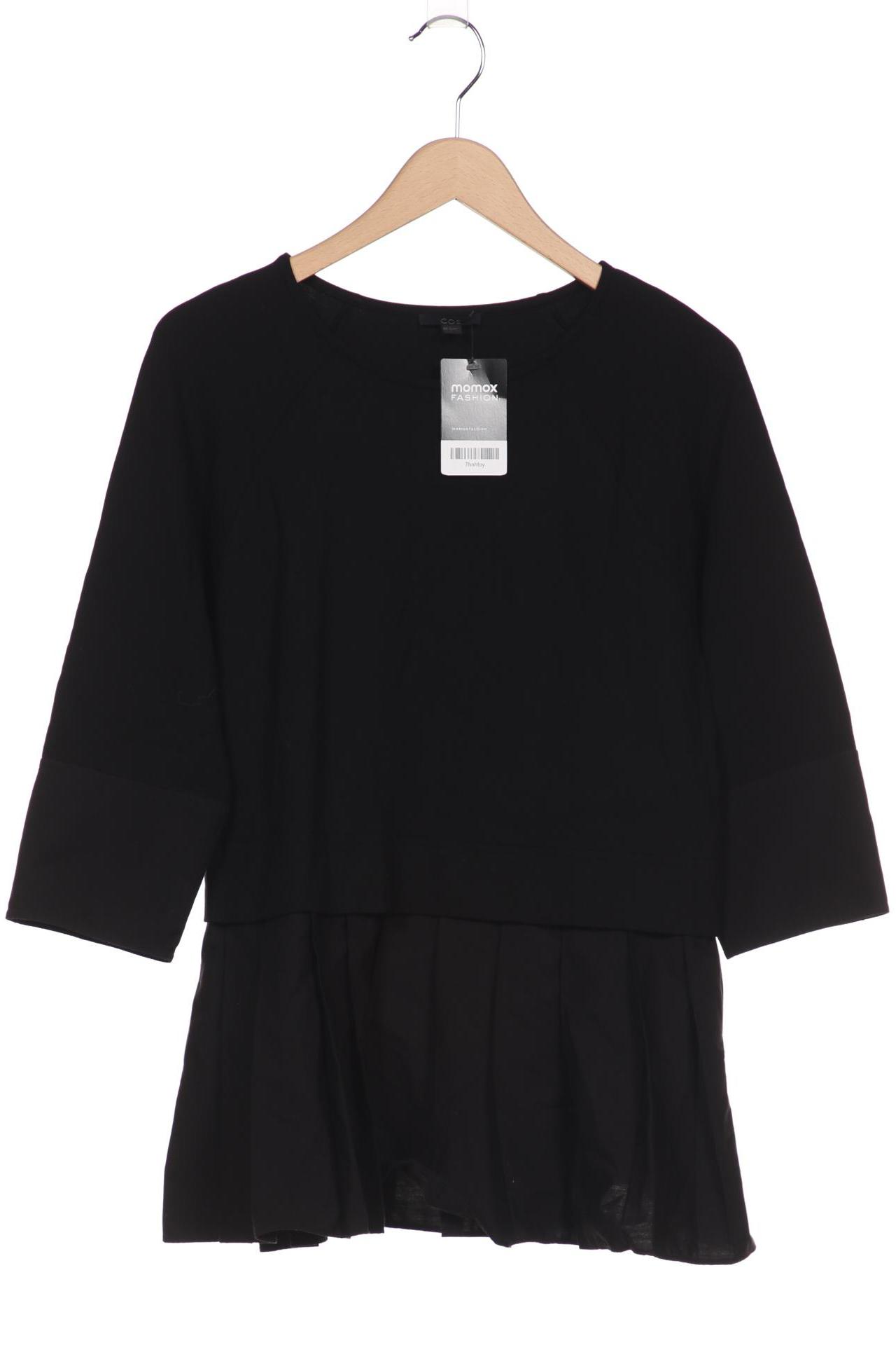 

COS Damen Langarmshirt, schwarz, Gr. 36