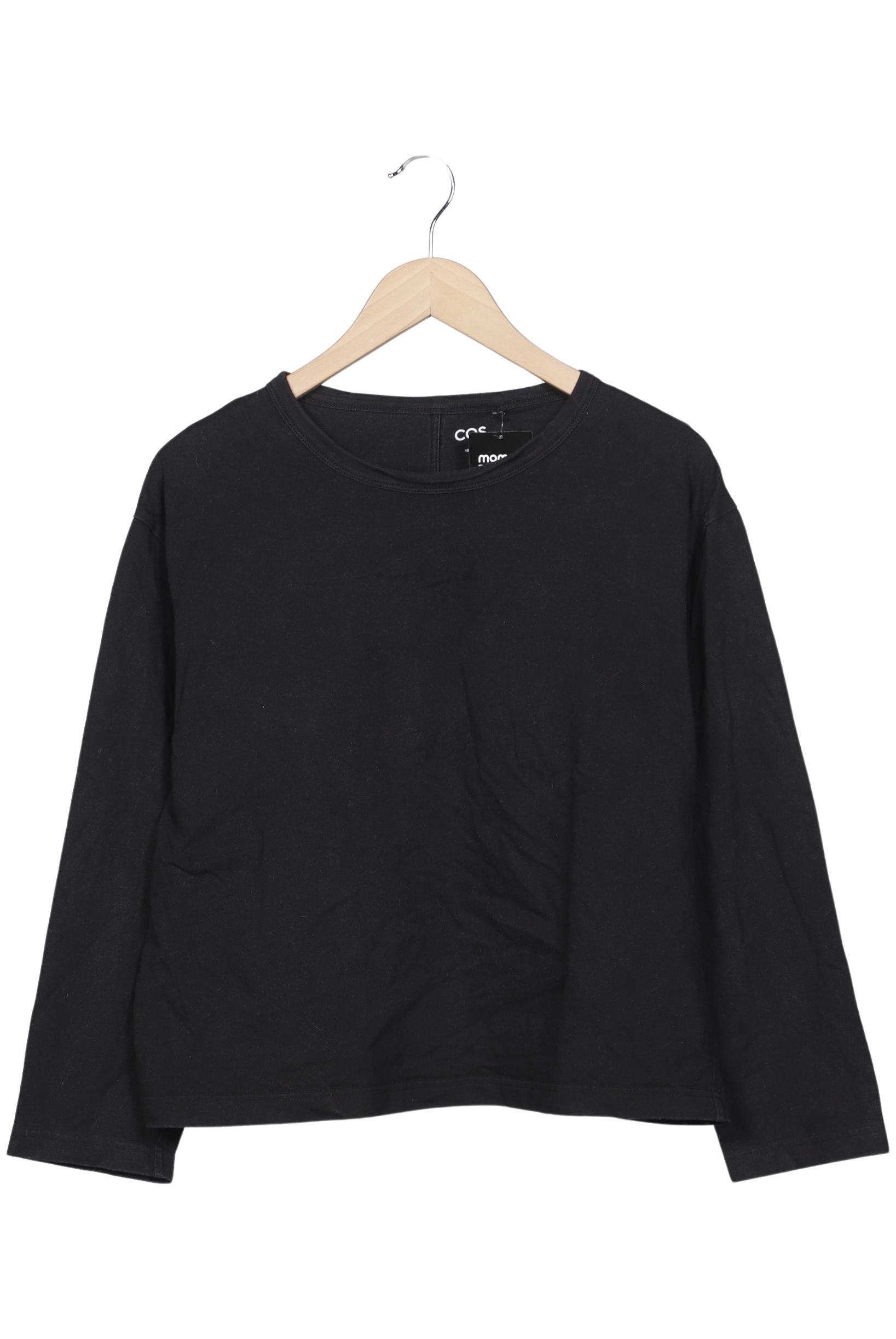 

COS Damen Langarmshirt, schwarz, Gr. 36