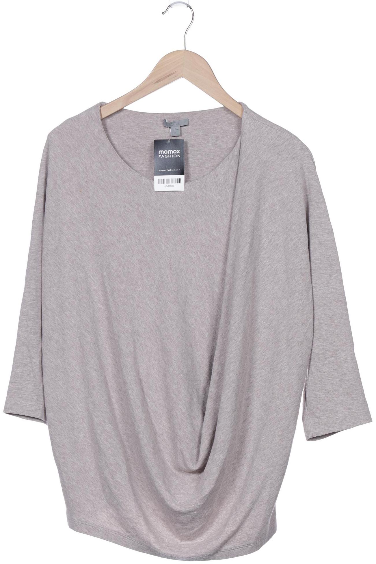 

COS Damen Langarmshirt, beige, Gr. 38