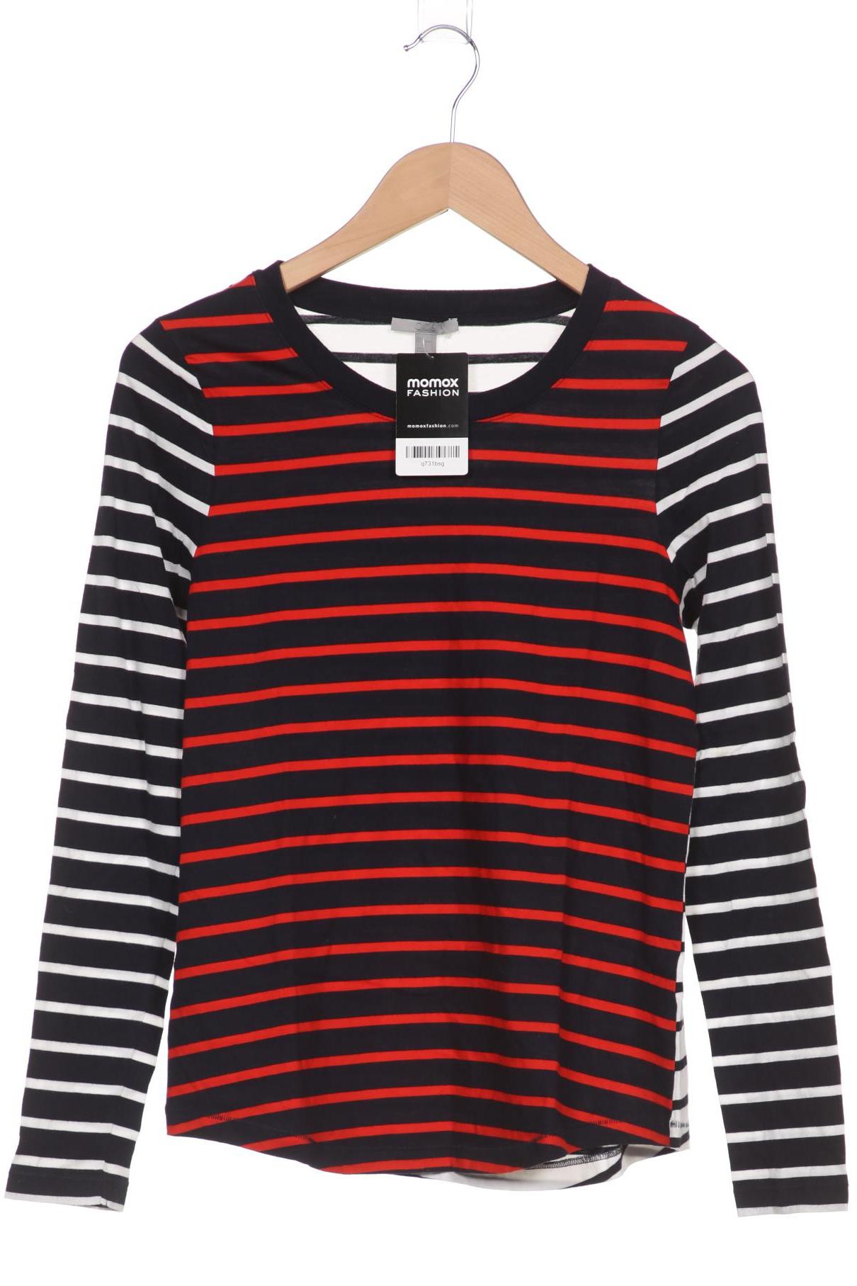 

COS Damen Langarmshirt, marineblau, Gr. 36