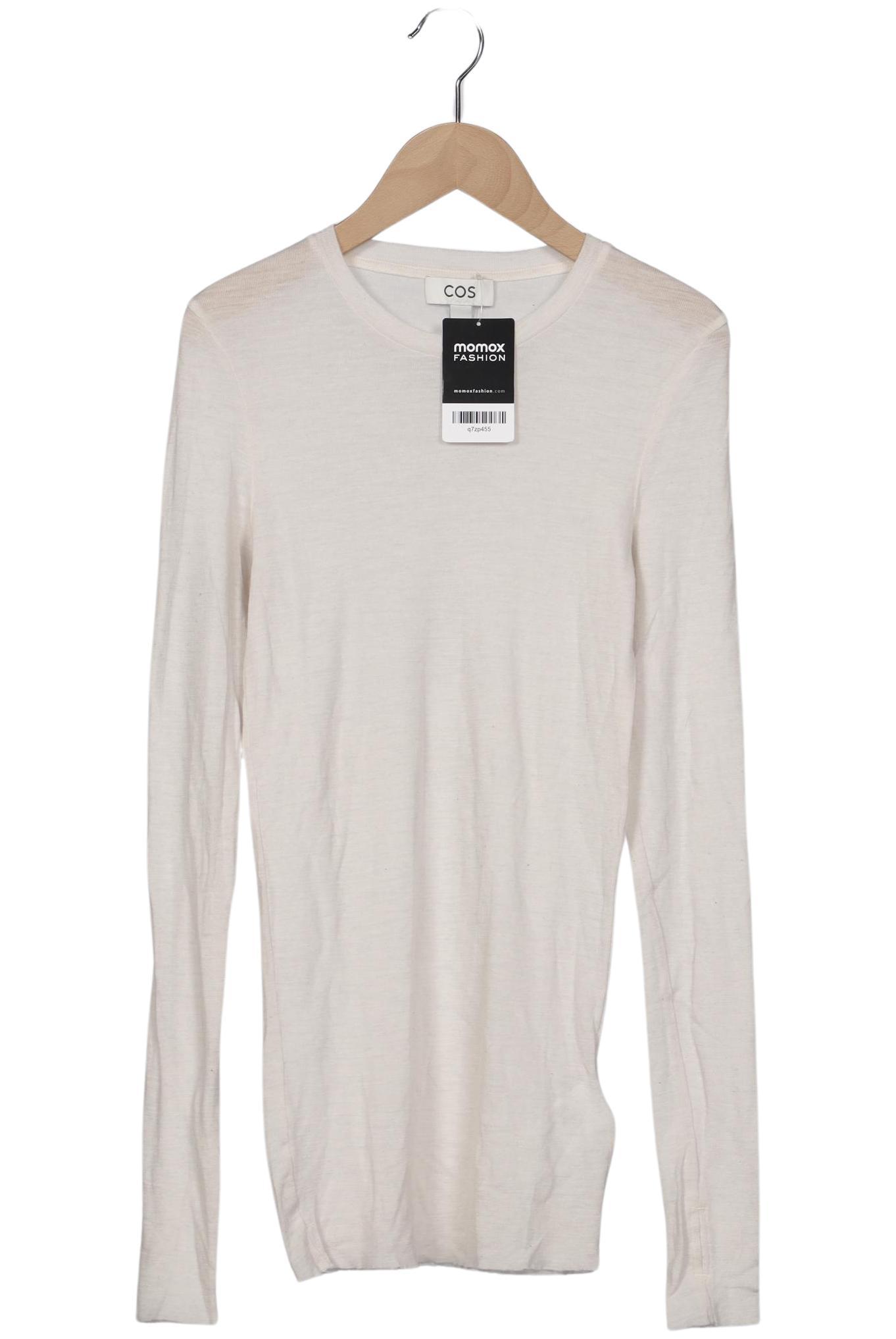 

COS Damen Langarmshirt, cremeweiß, Gr. 38