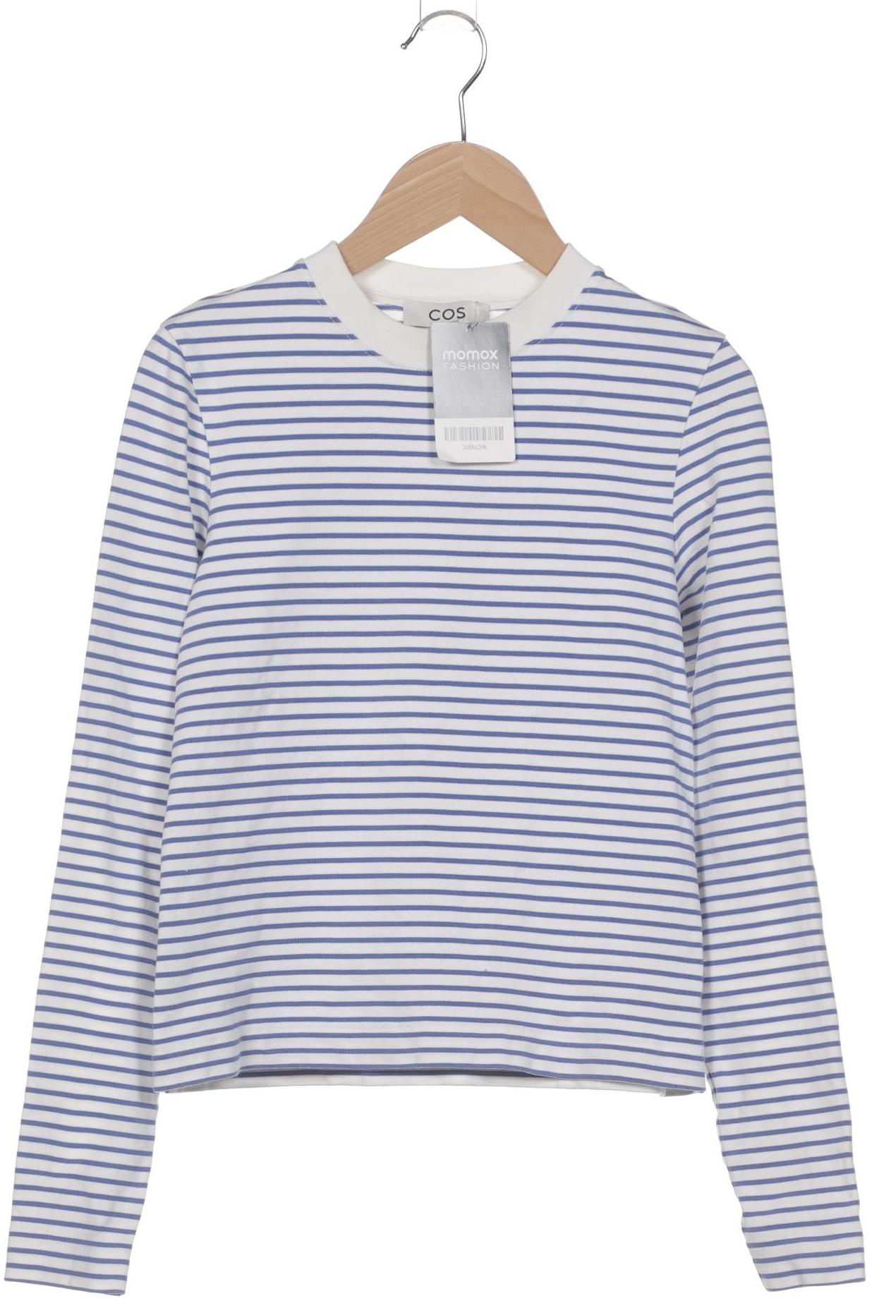 

COS Damen Langarmshirt, weiß, Gr. 34
