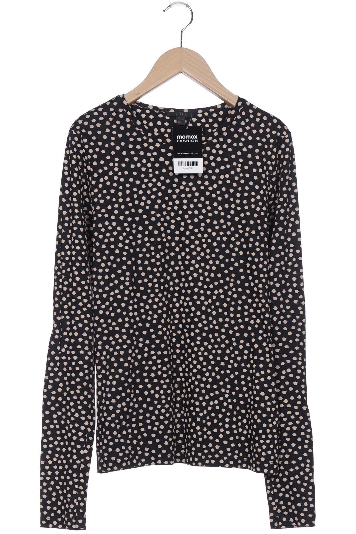 

COS Damen Langarmshirt, schwarz, Gr. 34