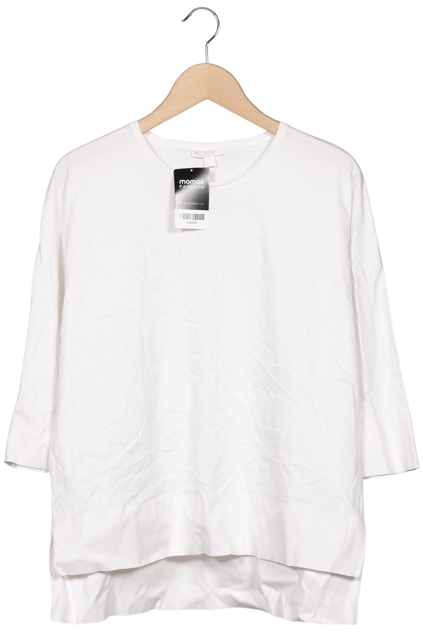 

COS Damen Langarmshirt, weiß, Gr. 34