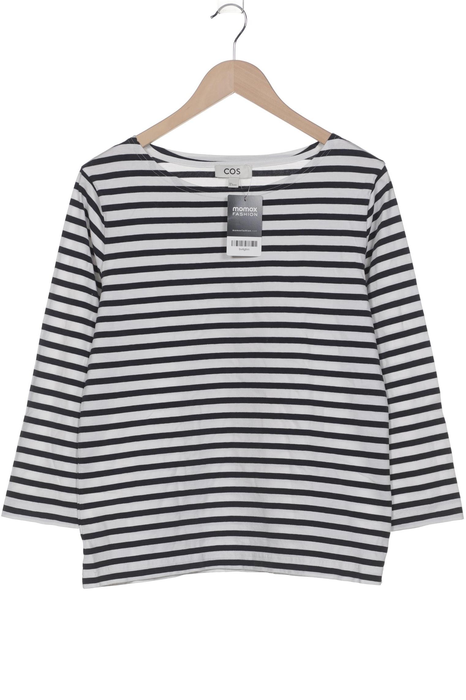 

COS Damen Langarmshirt, marineblau, Gr. 42