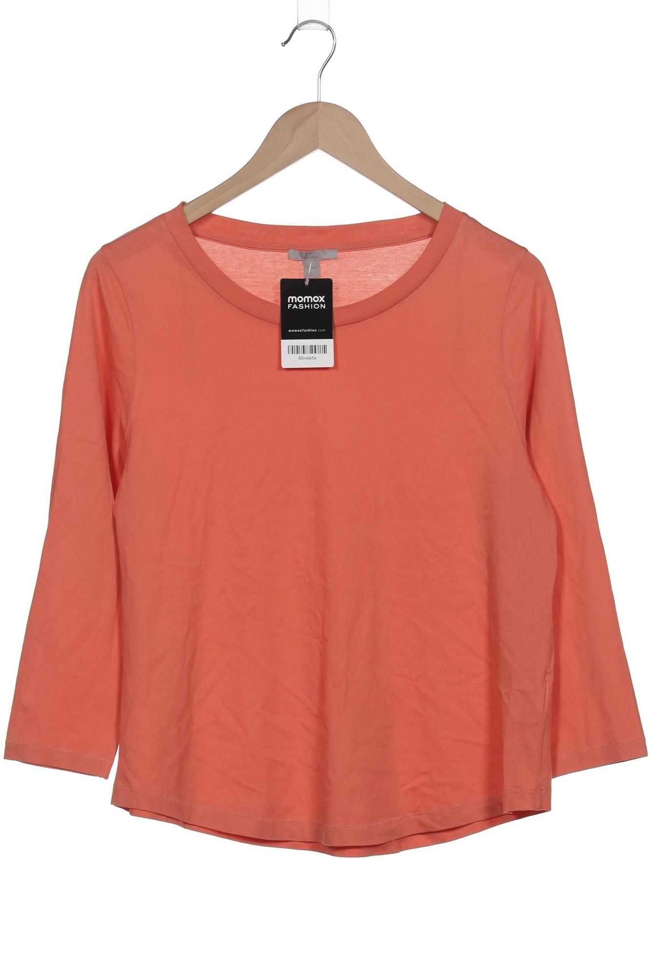 

COS Damen Langarmshirt, orange, Gr. 38